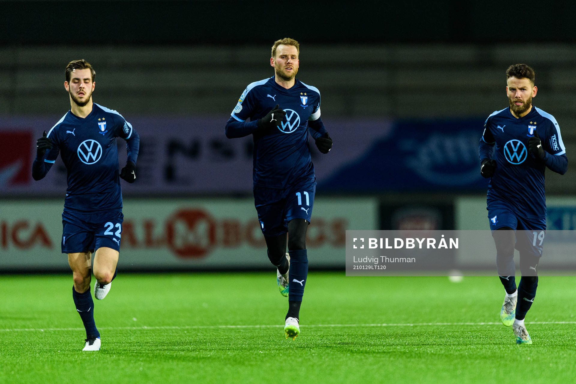 Malmö FFs Adi Nalic, Ola Toivonen och Erdal Rakip