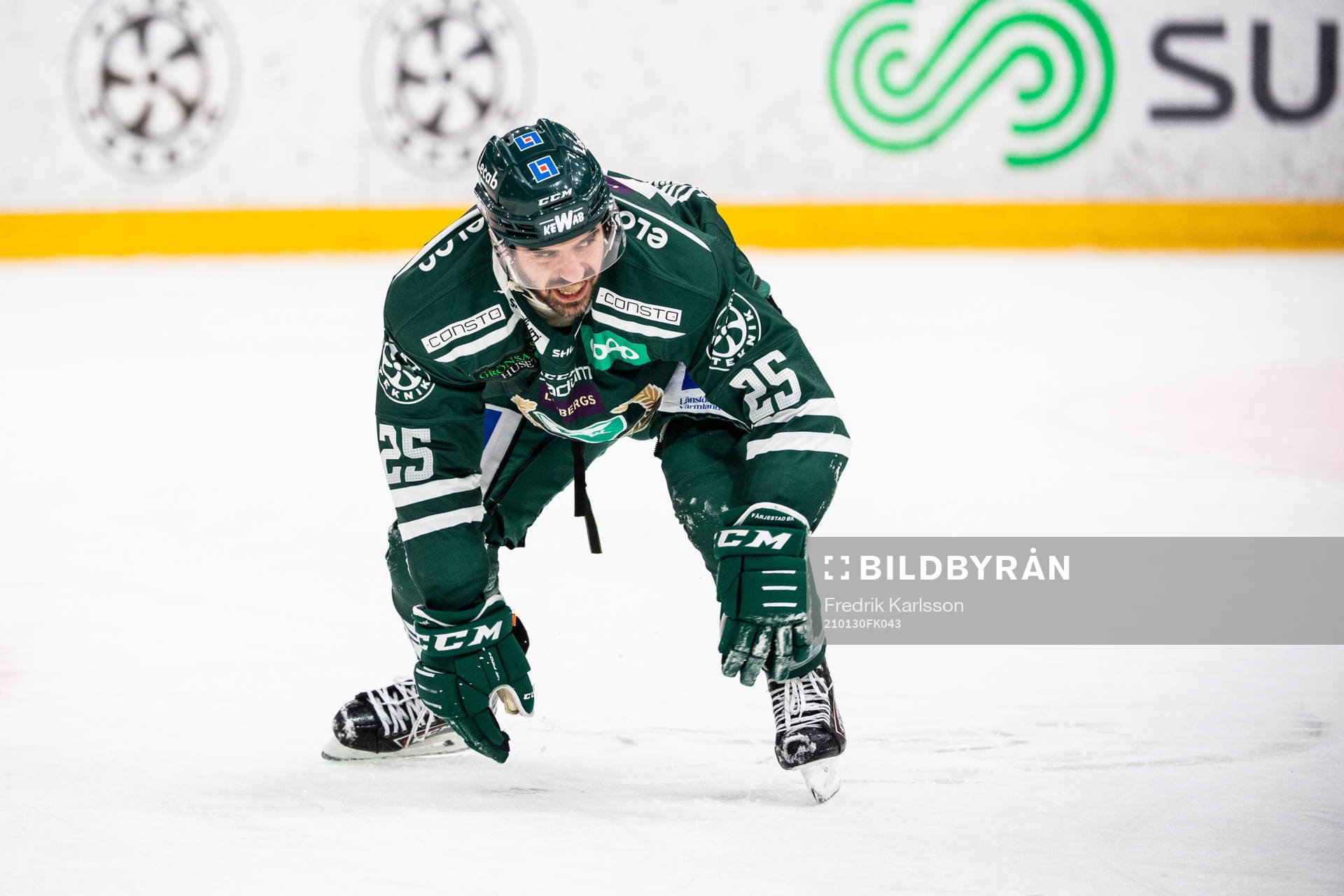 Färjestads Martin Johansson har ont