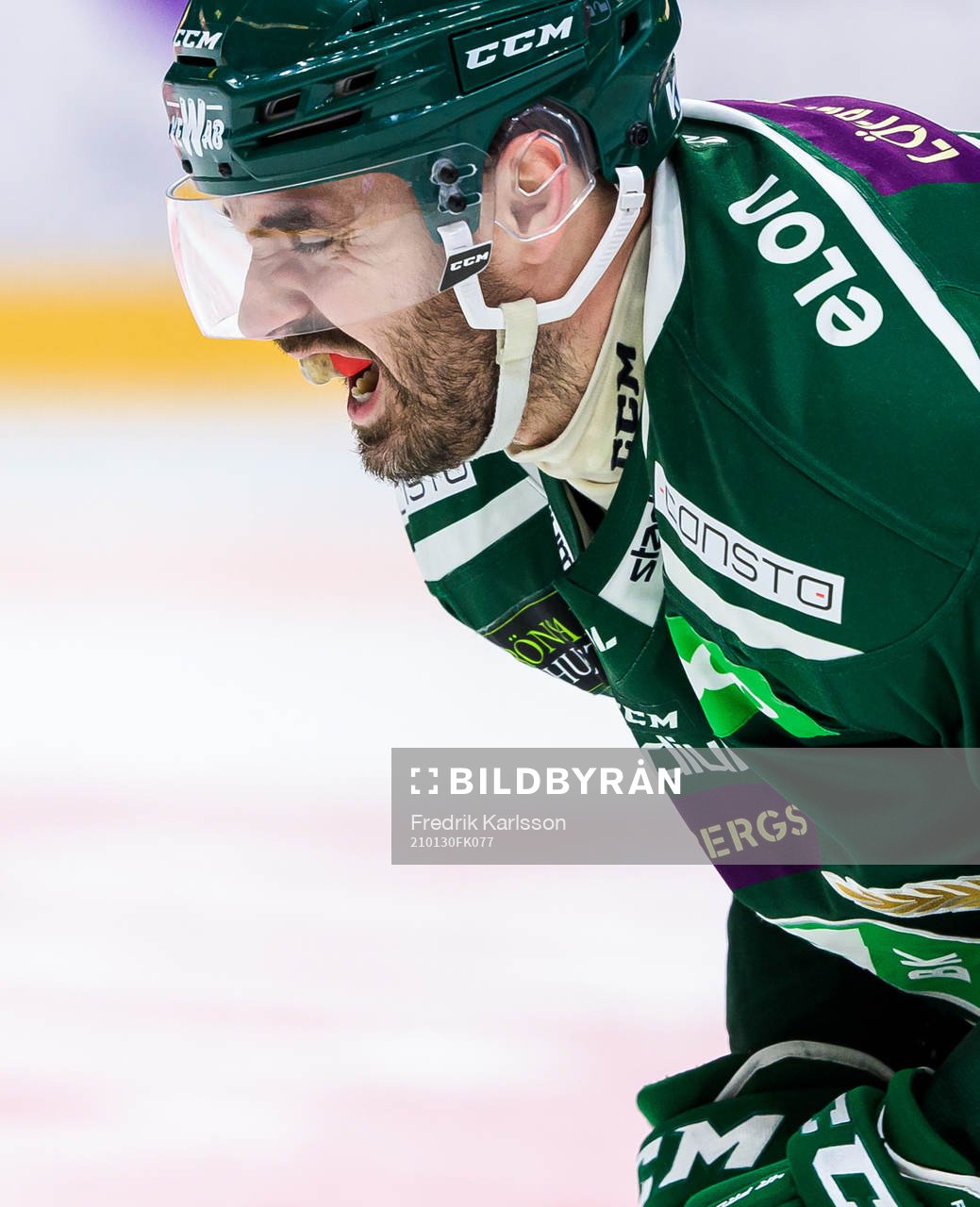 Färjestads Martin Johansson har ont