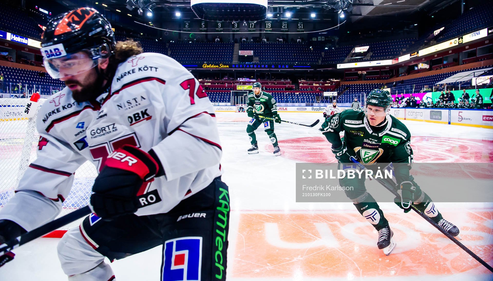 Örebros Nick Ebert och Färjestads Niclas Lundgren