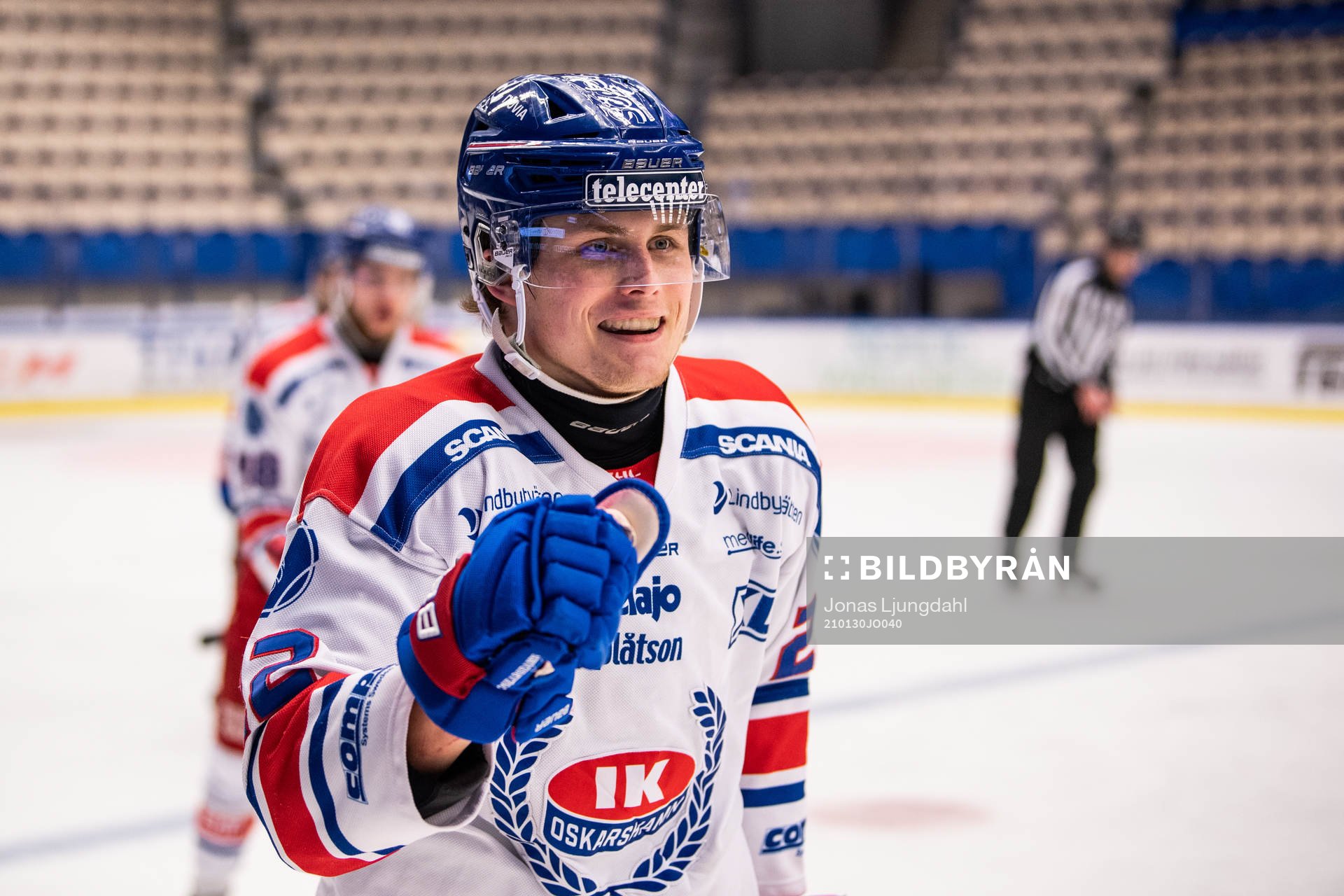 Oskarshamns John Dahlström jublar