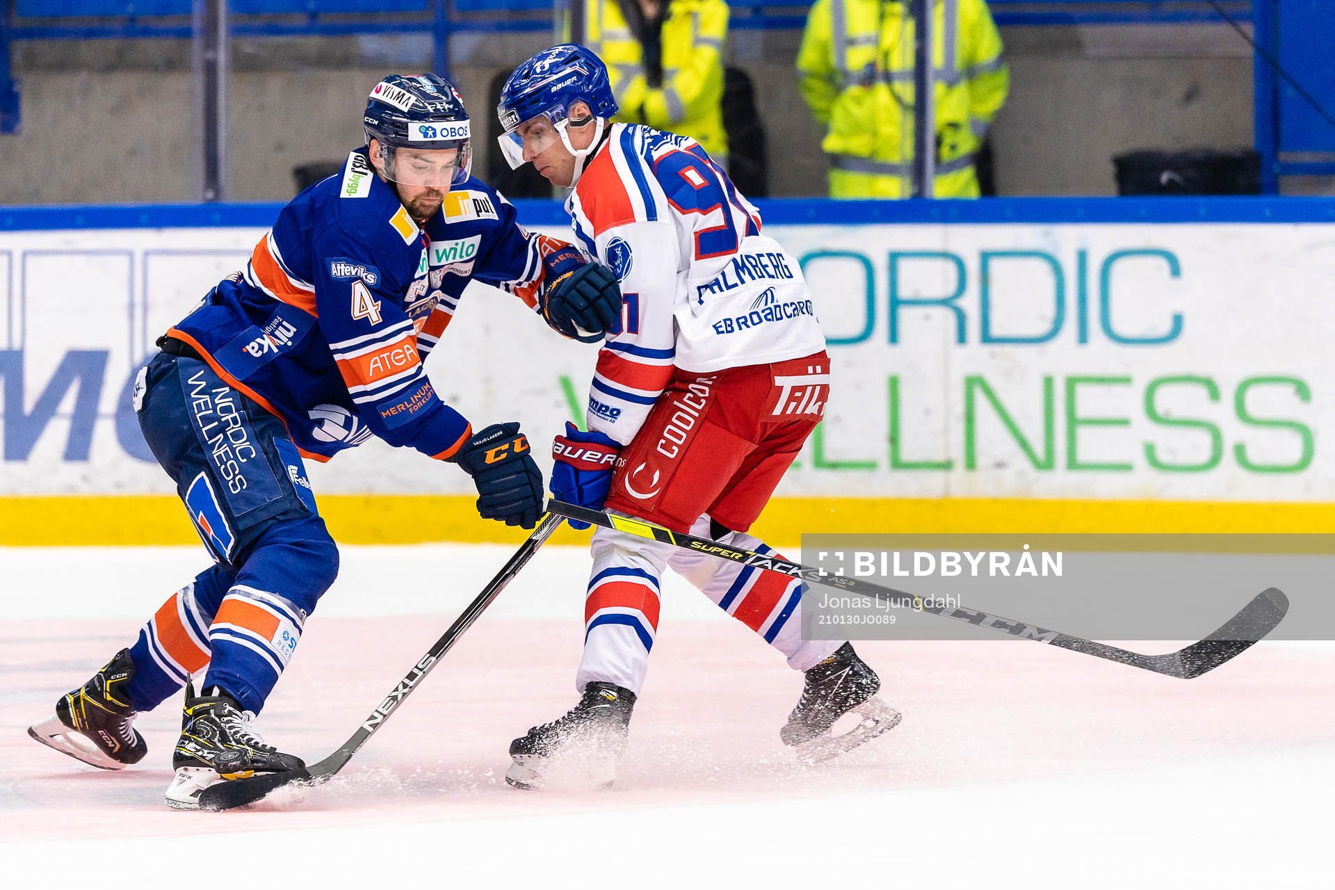 Växjös Tim Erixon och Oskarshamns Rickard Palmberg