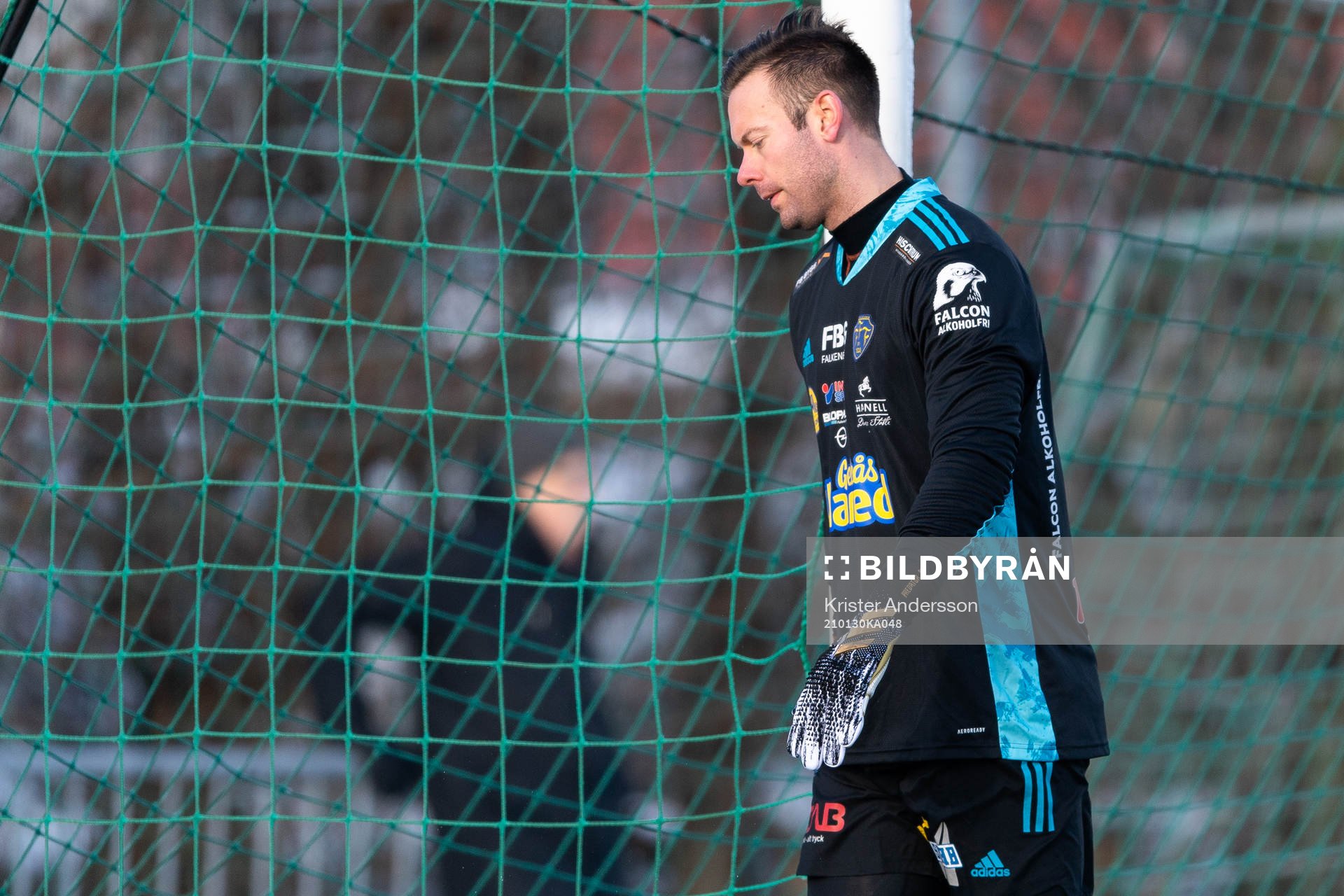 Falkenbergs målvakt Viktor Noring deppar
