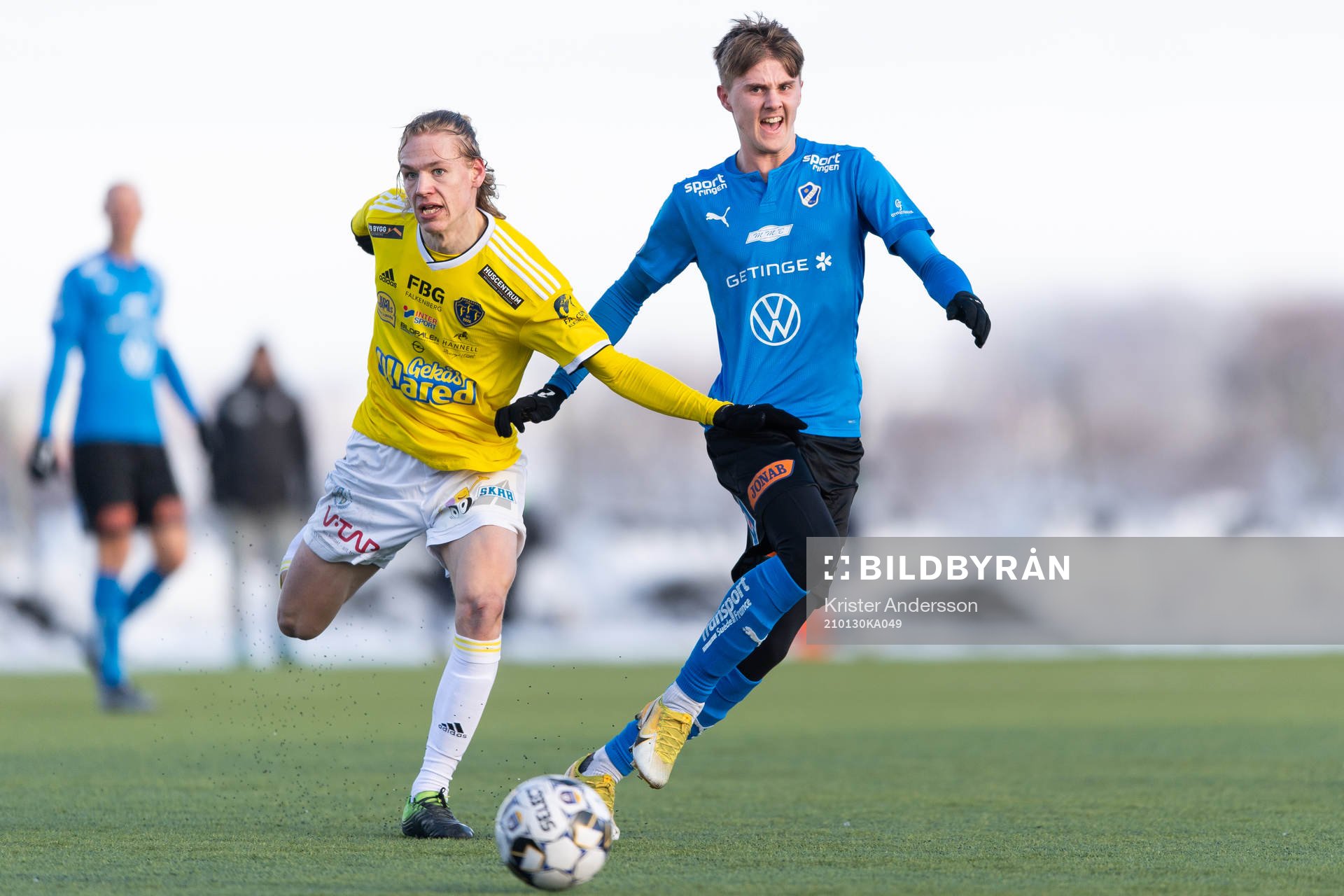 Falkenbergs Melker Nilsson och Halmstads Erik Ahlstrand