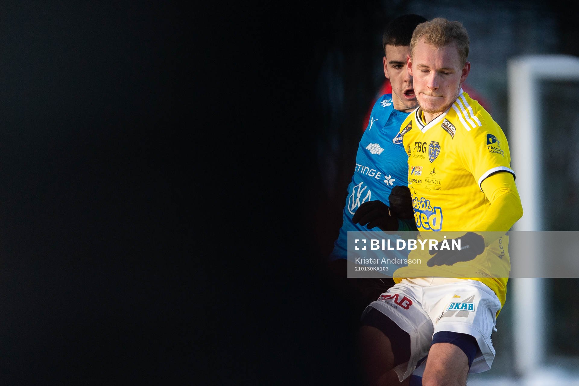Halmstads Edvin Kurtulus och Falkenbergs Adam Bergmark