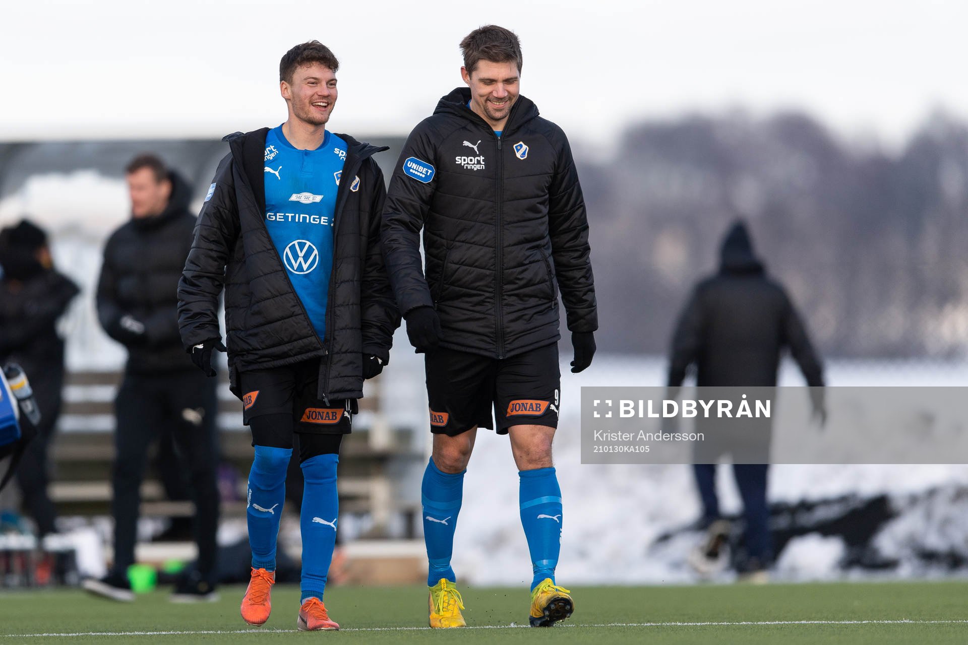 Halmstads Samuel Kroon och Mikael Boman