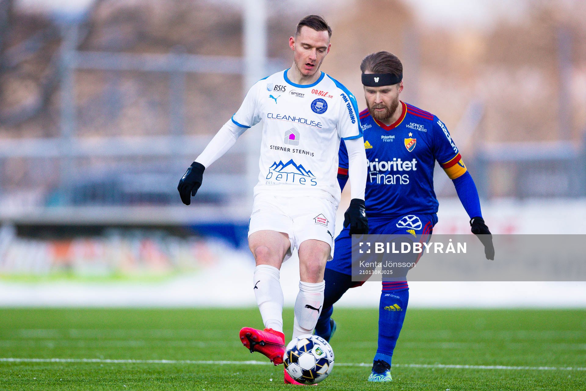 Akropolis Mattias Bouvin och Djurgårdens Jacob Une Larsson