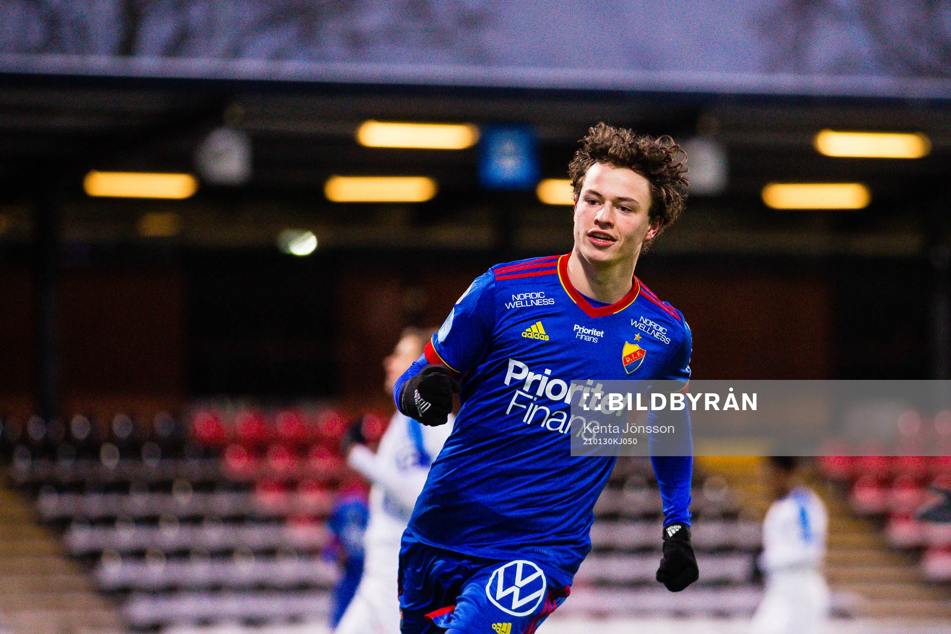 Djurgårdens Leo Cornic jublar