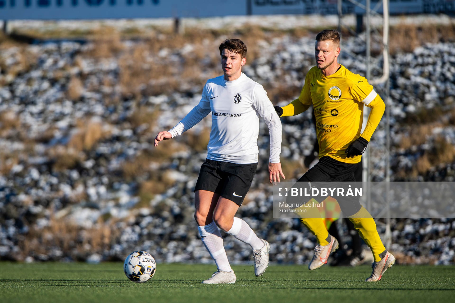 Landskronas Emil Jönsson och Mjällbys David Löfquist