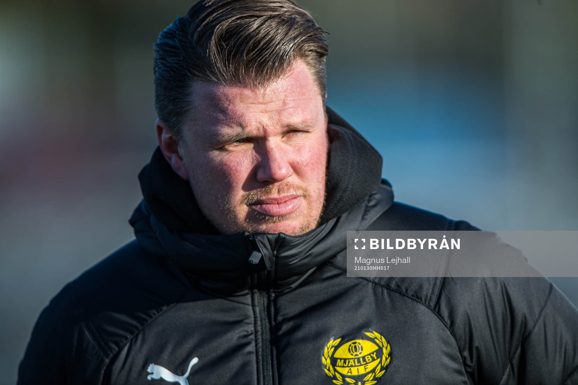 Mjällbys tränare Christian Järdler