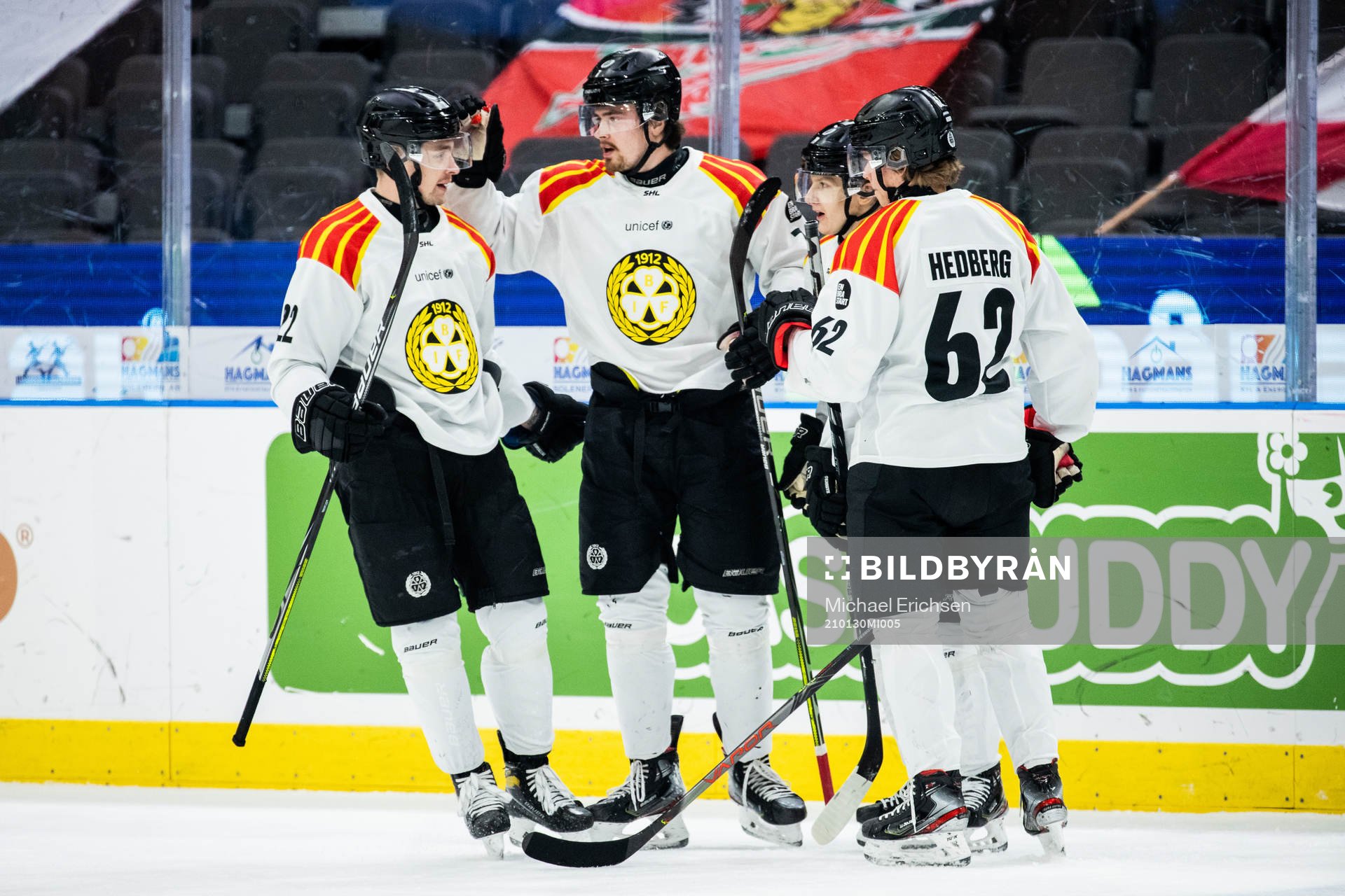 Brynäs Marcus Björk jublar