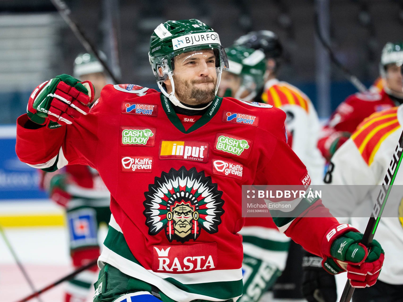 Frölundas Stefan Elliott jublar