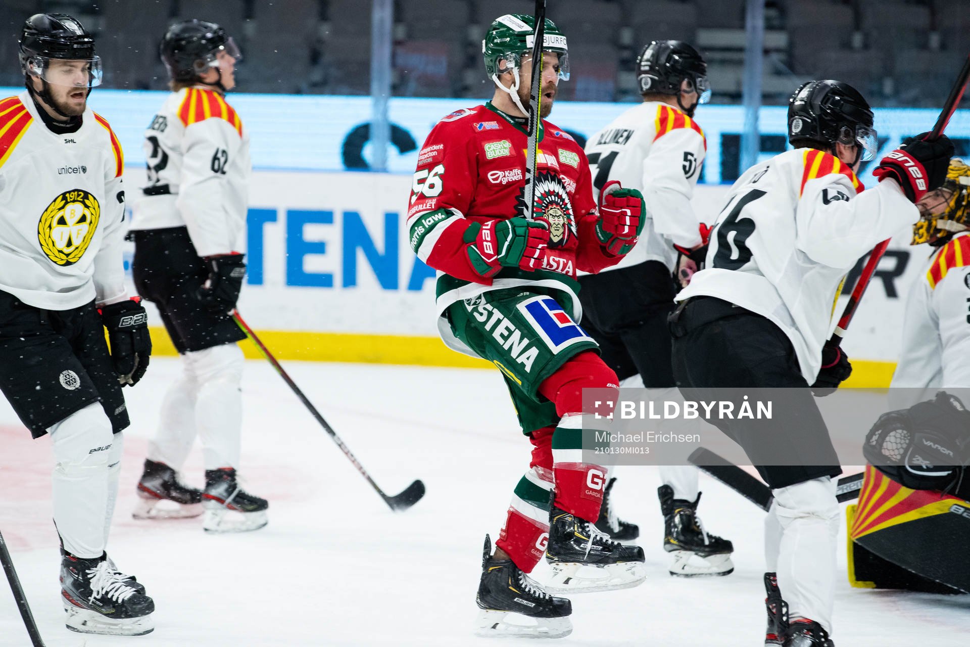 Frölundas Jonathan Sigalet jublar