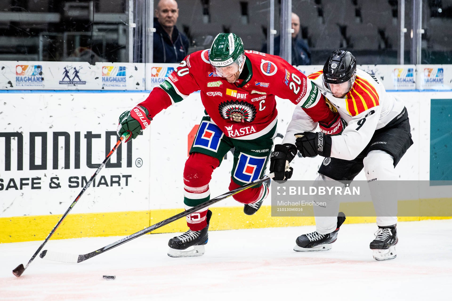 Frölundas Joel Lundqvist och Brynäs Niclas Andersén