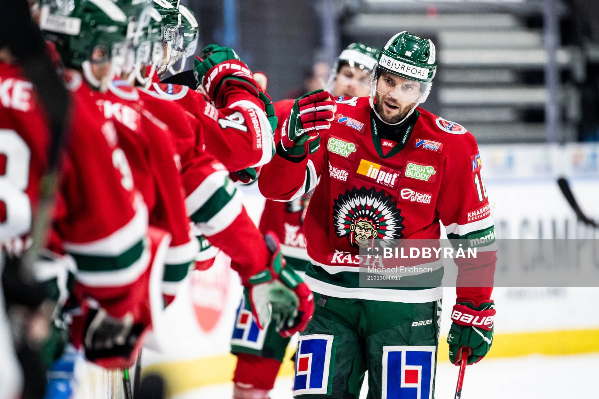 Frölundas Stefan Elliot jublar