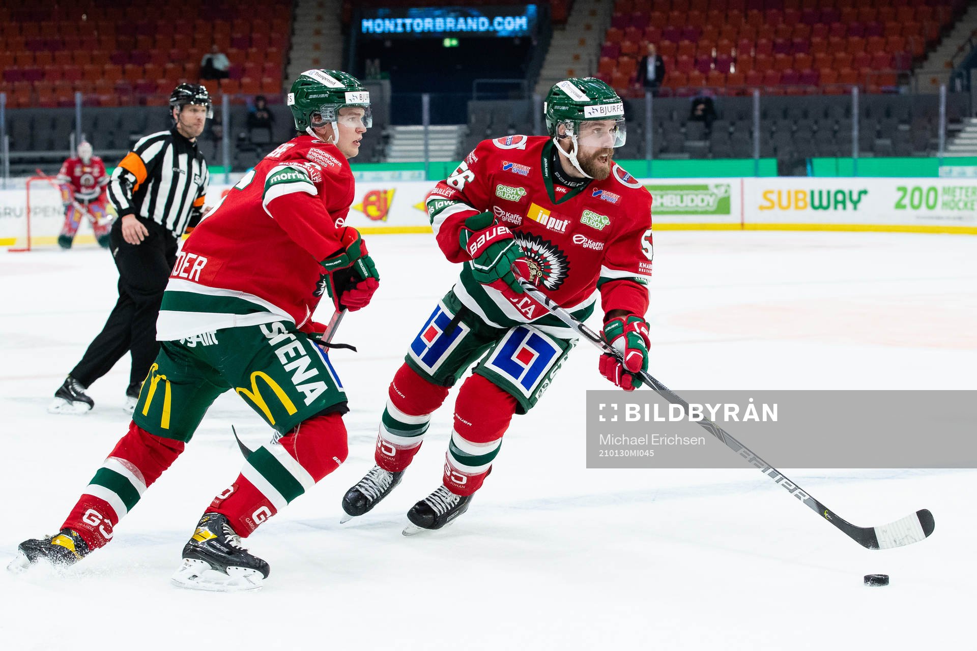 Frölundas Mattias Norlinder och Jonathan Sigalet
