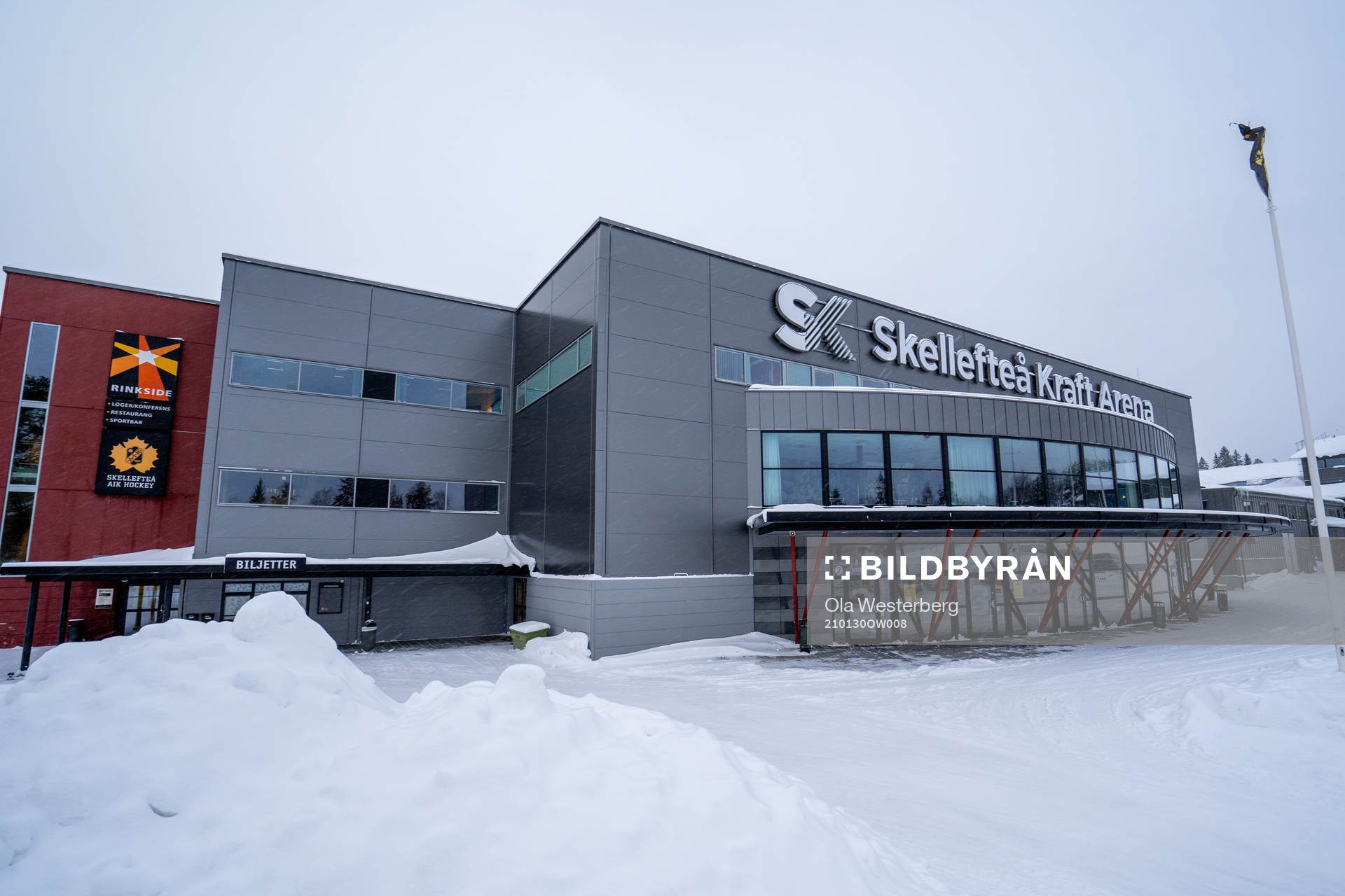 Skellefteå Kraft Arena exteriört