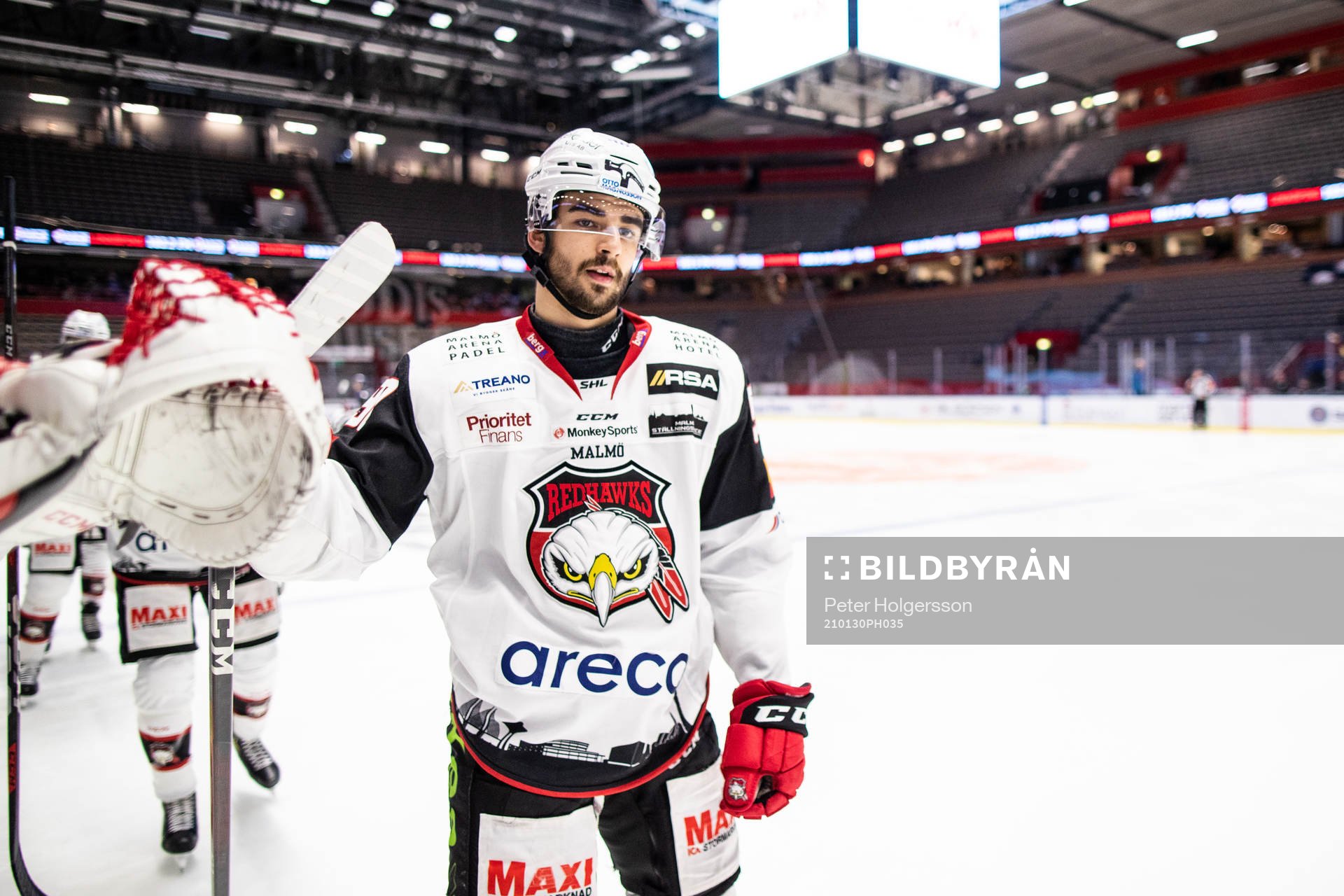 Malmö Redhawks Matt Puempel jublar