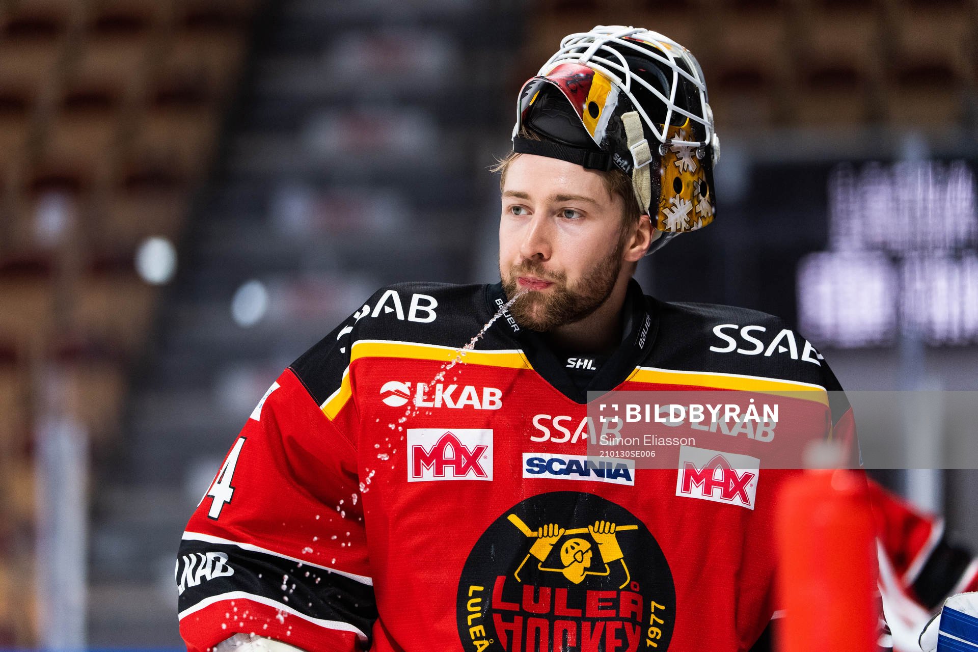 Luleås målvakt Joel Lassinantti