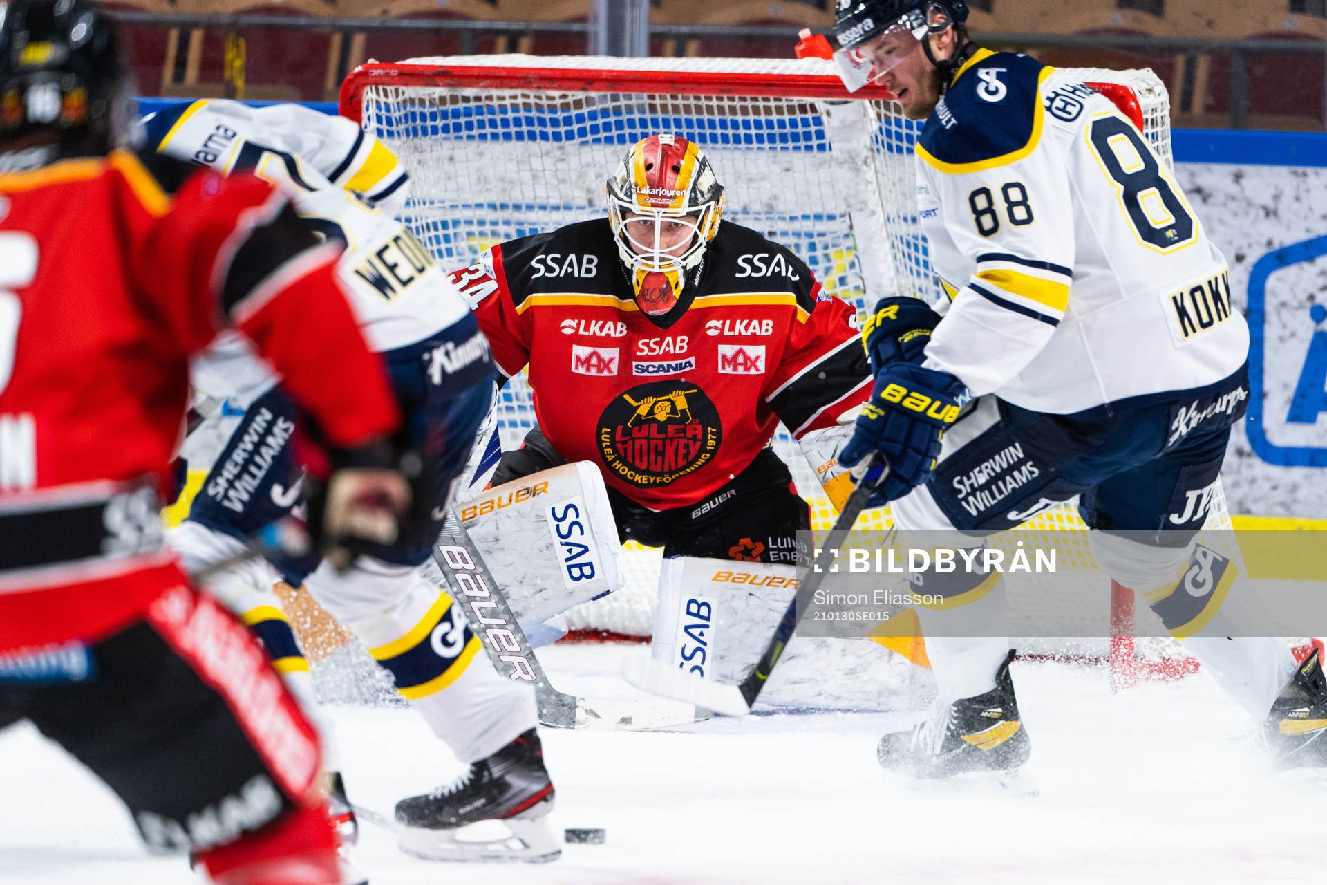 Luleås målvakt Joel Lassinantti