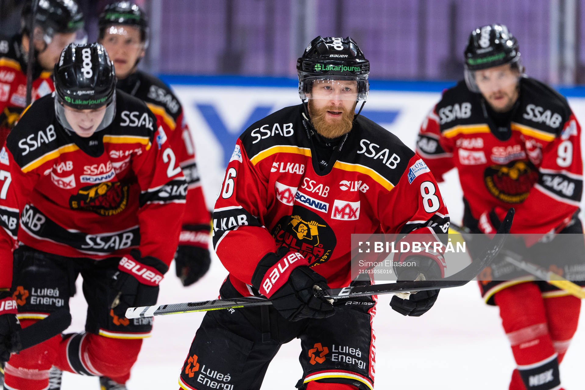 Luleås Linus Klasen jublar