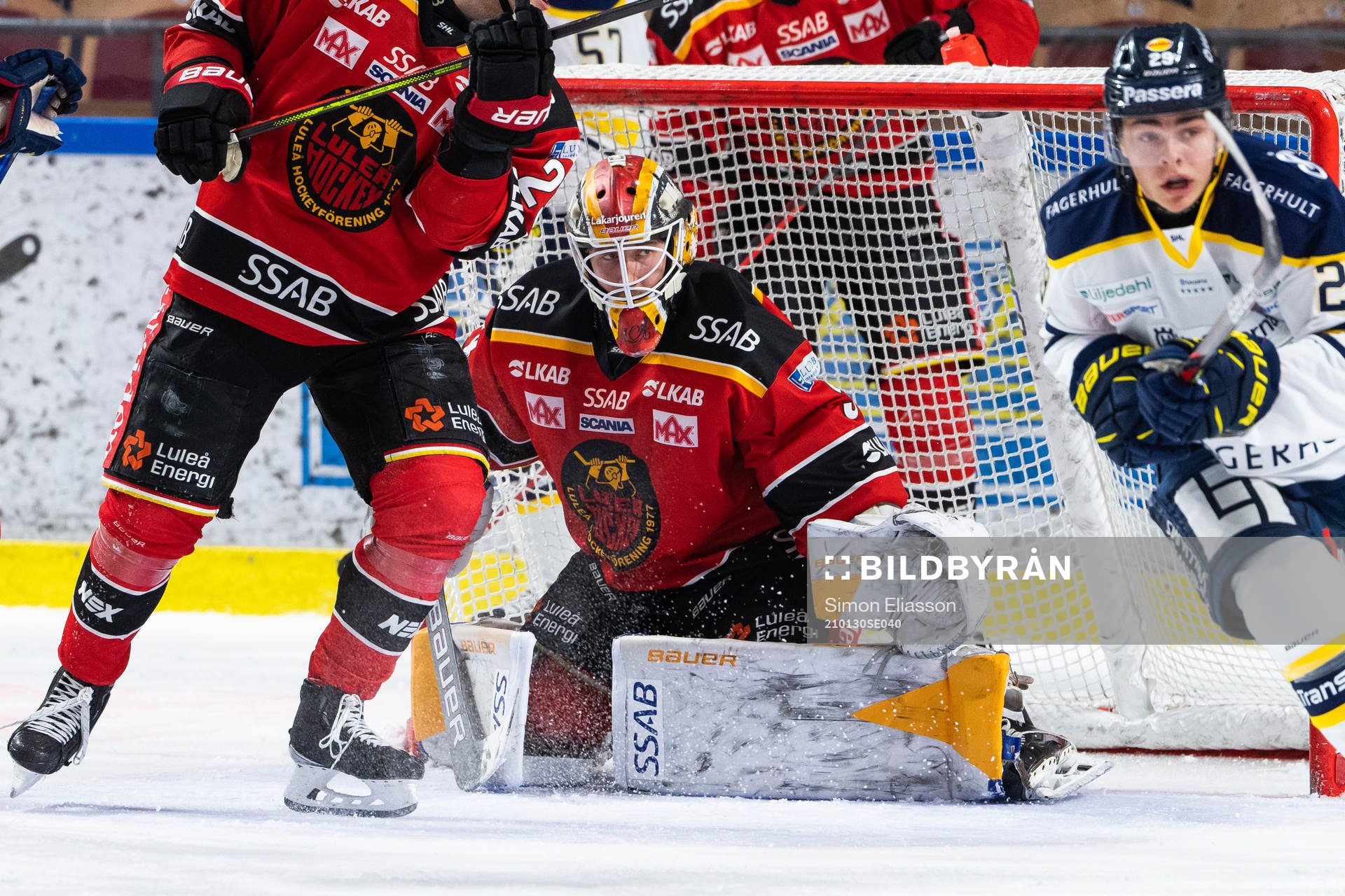 Luleås målvakt Joel Lassinantti