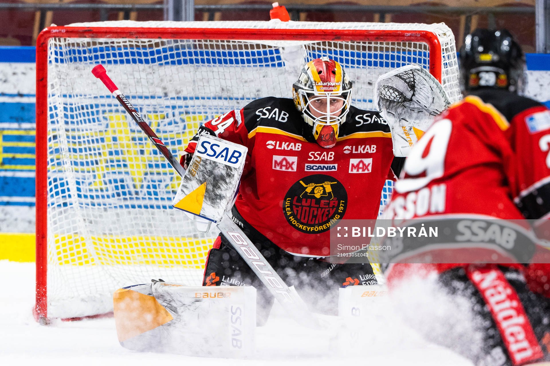 Luleås målvakt Joel Lassinantti
