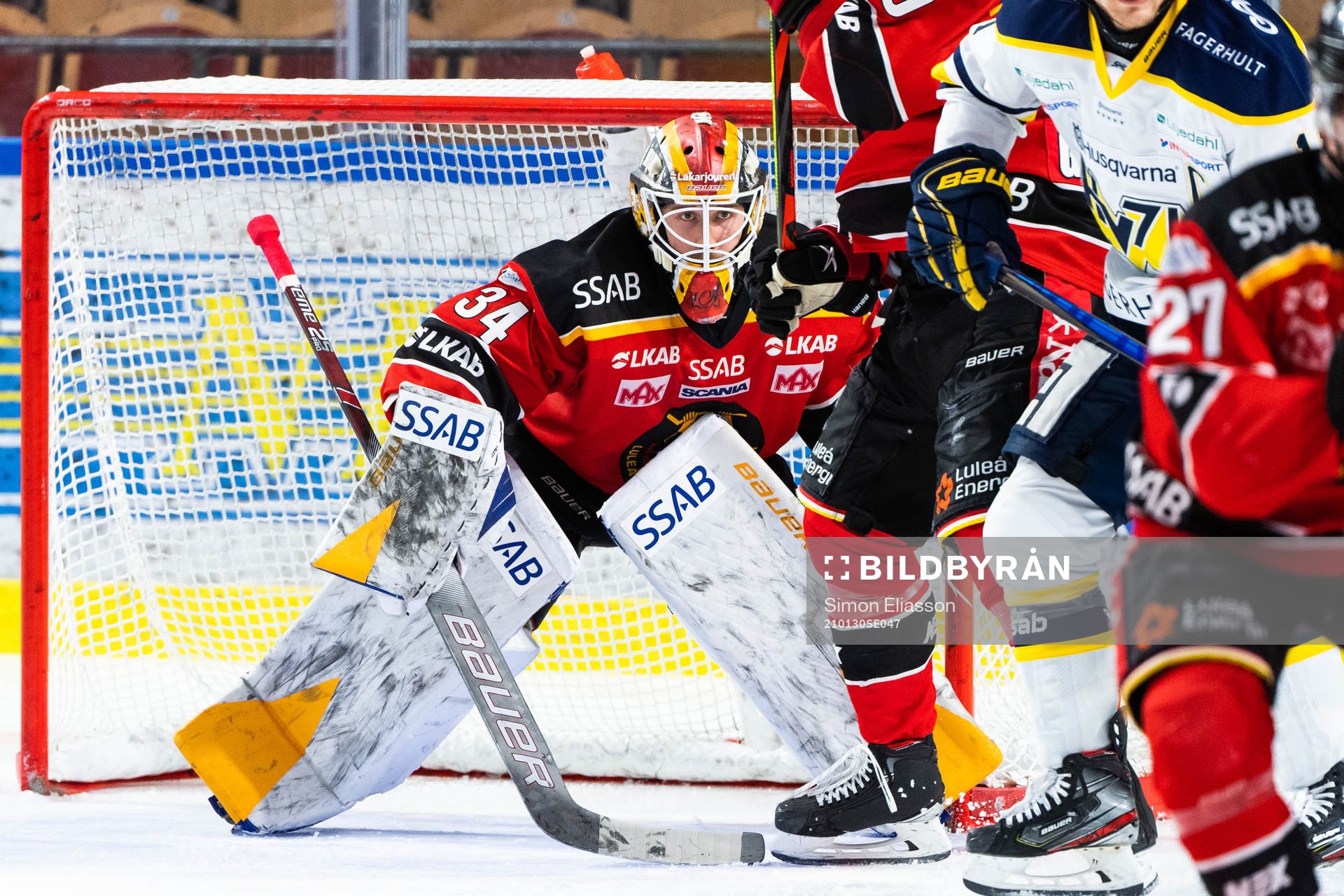 Luleås målvakt Joel Lassinantti
