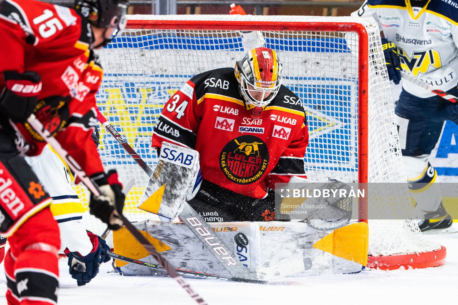 Luleås målvakt Joel Lassinantti