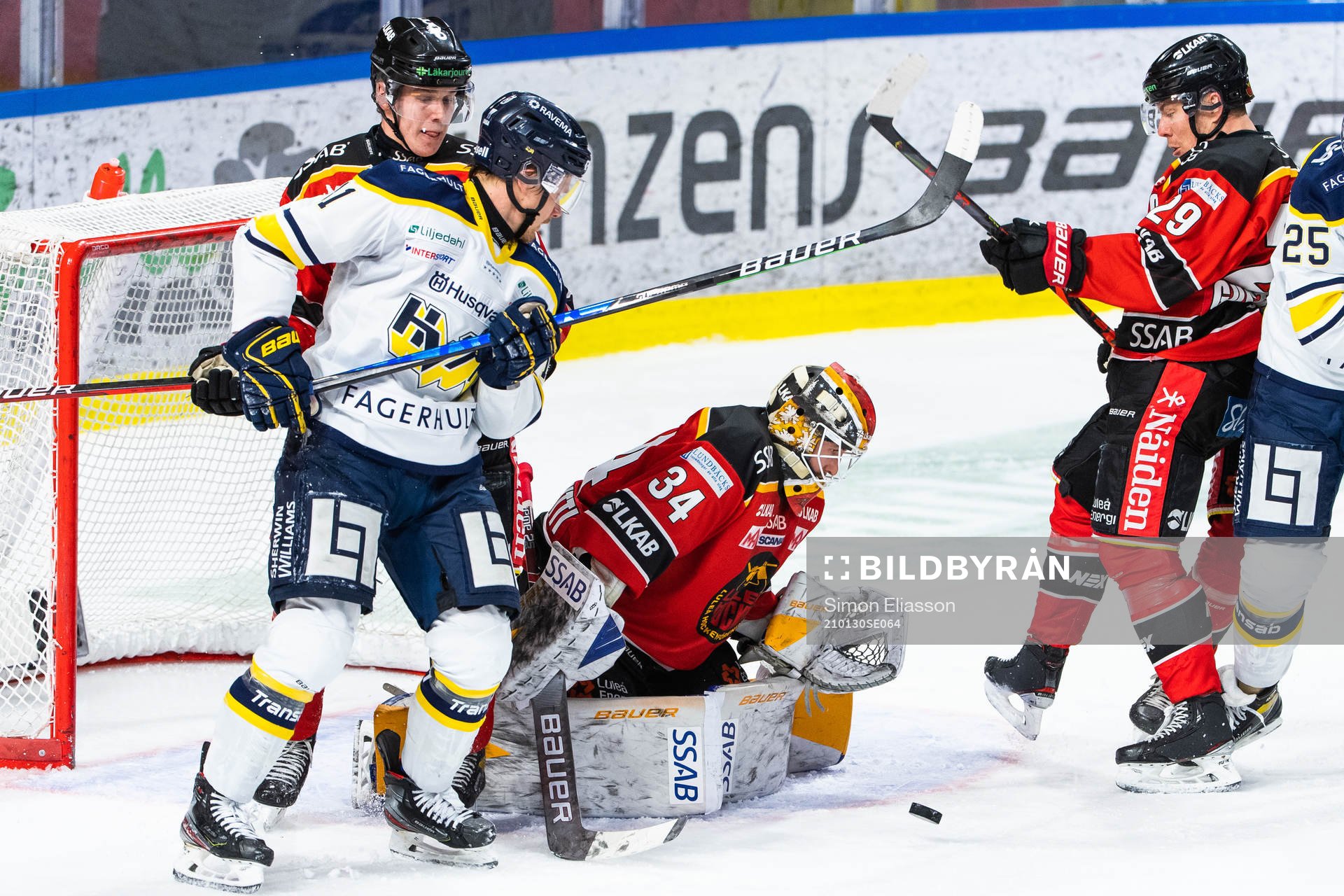 Luleås målvakt Joel Lassinantti