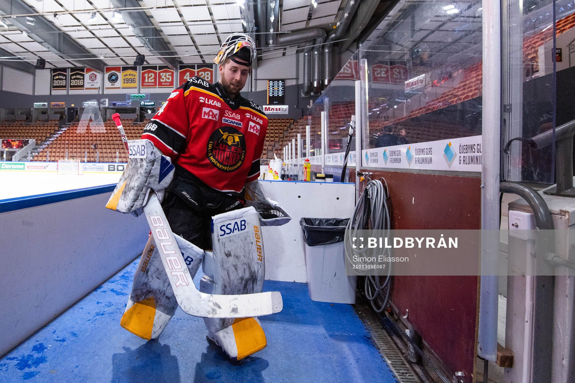 Luleås målvakt Joel Lassinantti