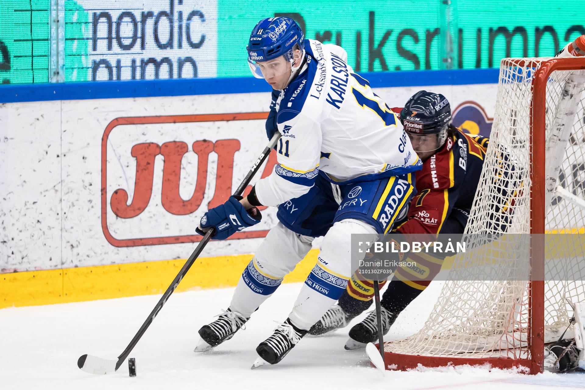 Leksands Martin Karlsson och Djurgårdens Robert Nardella