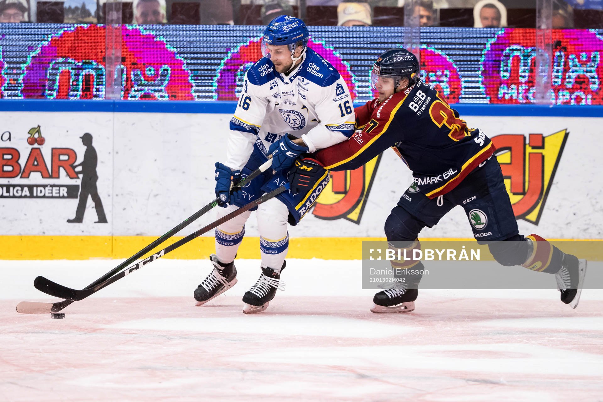Leksands Daniel Gunnarsson och Djurgårdens Jesper