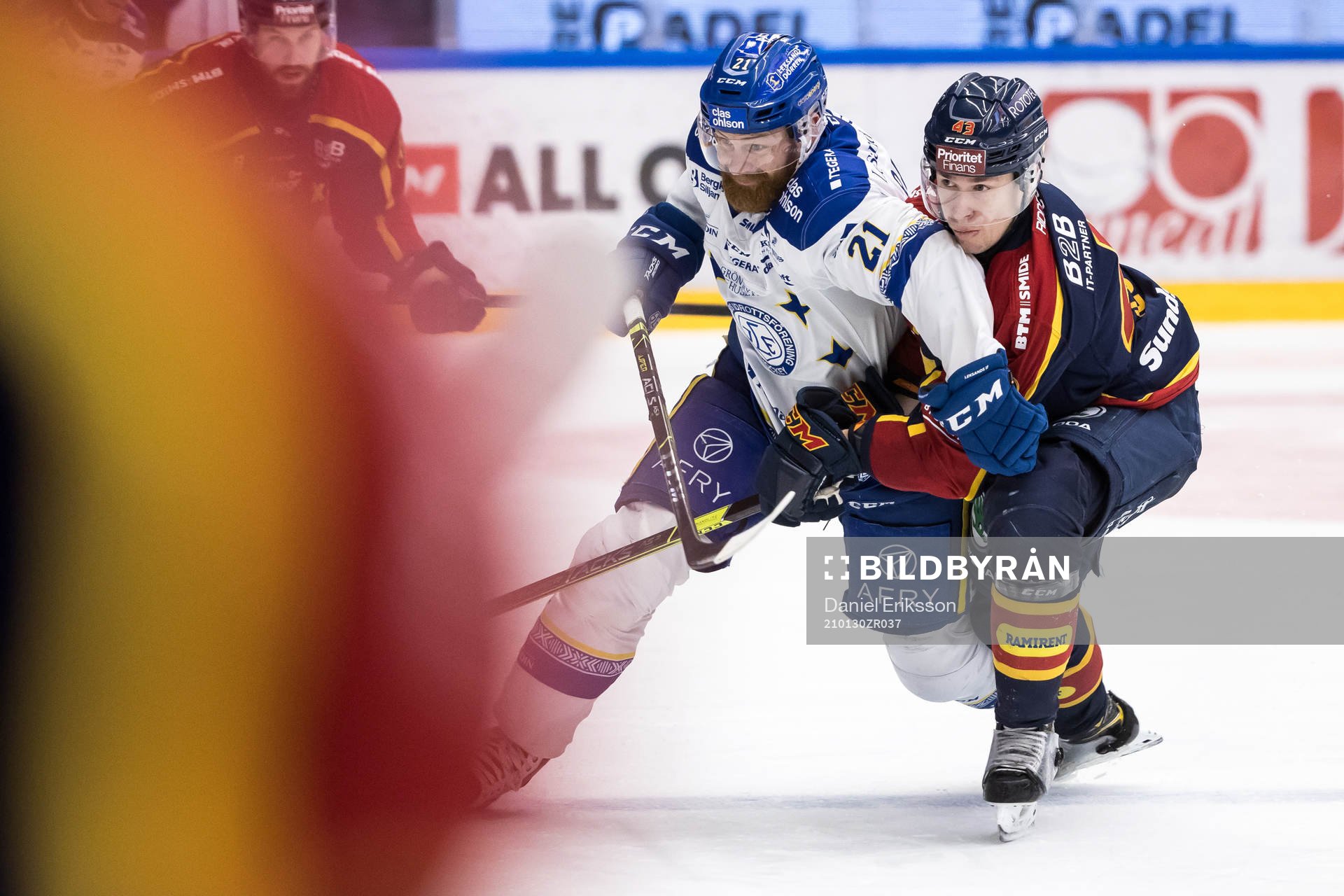 Leksands Mattias Ritola och Djurgårdens Tom Nilsson