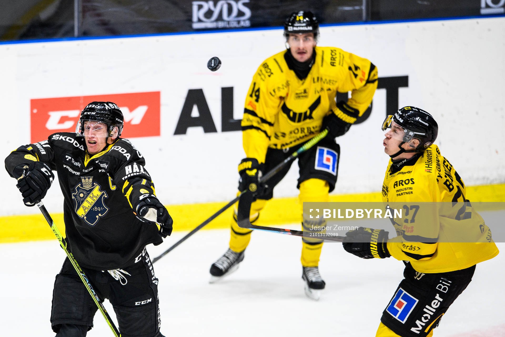 s Filip Windlert och Västerås Sebastian Benker