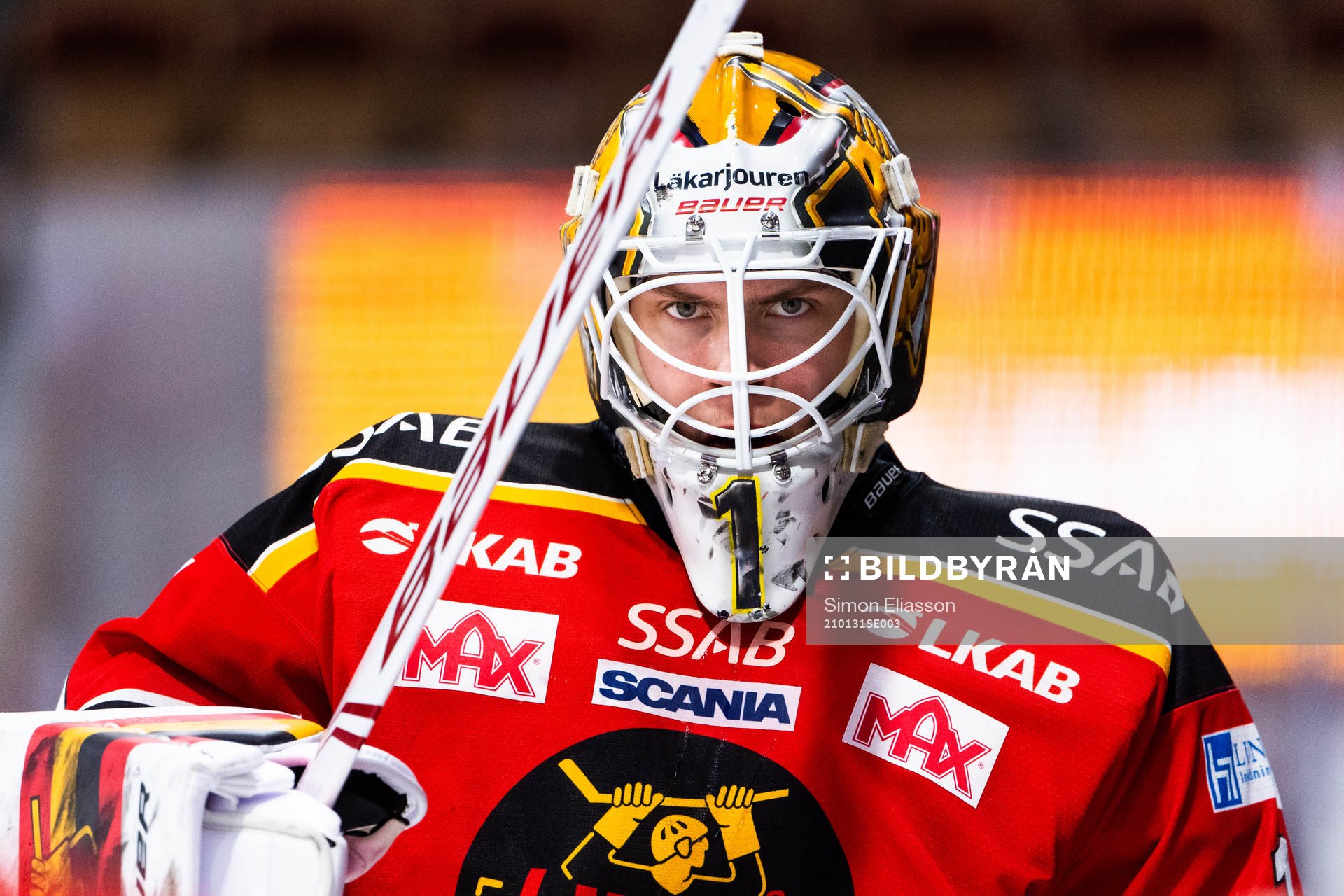 Luleås målvakt Jesper Wallstedt