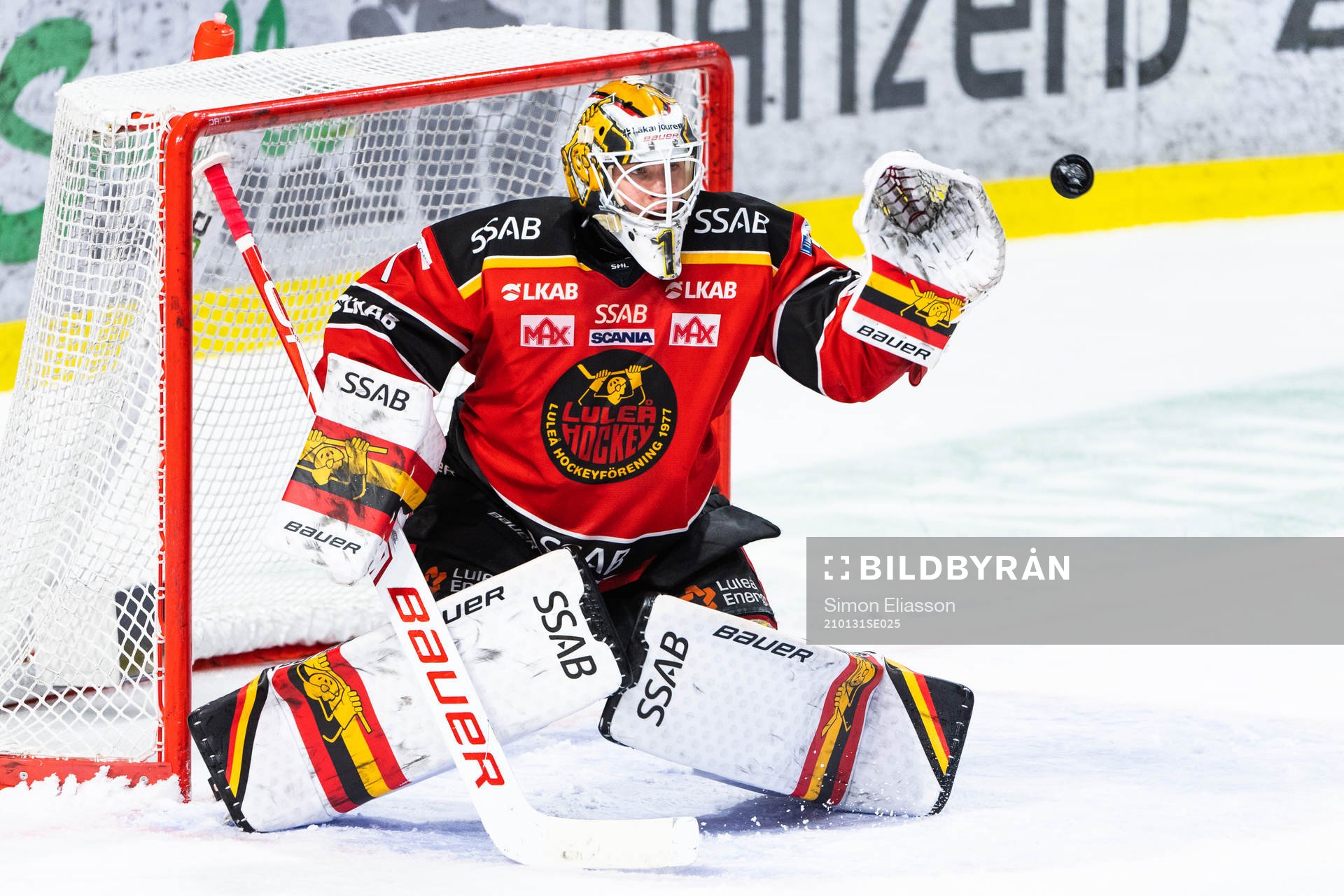Luleås målvakt Jesper Wallstedt