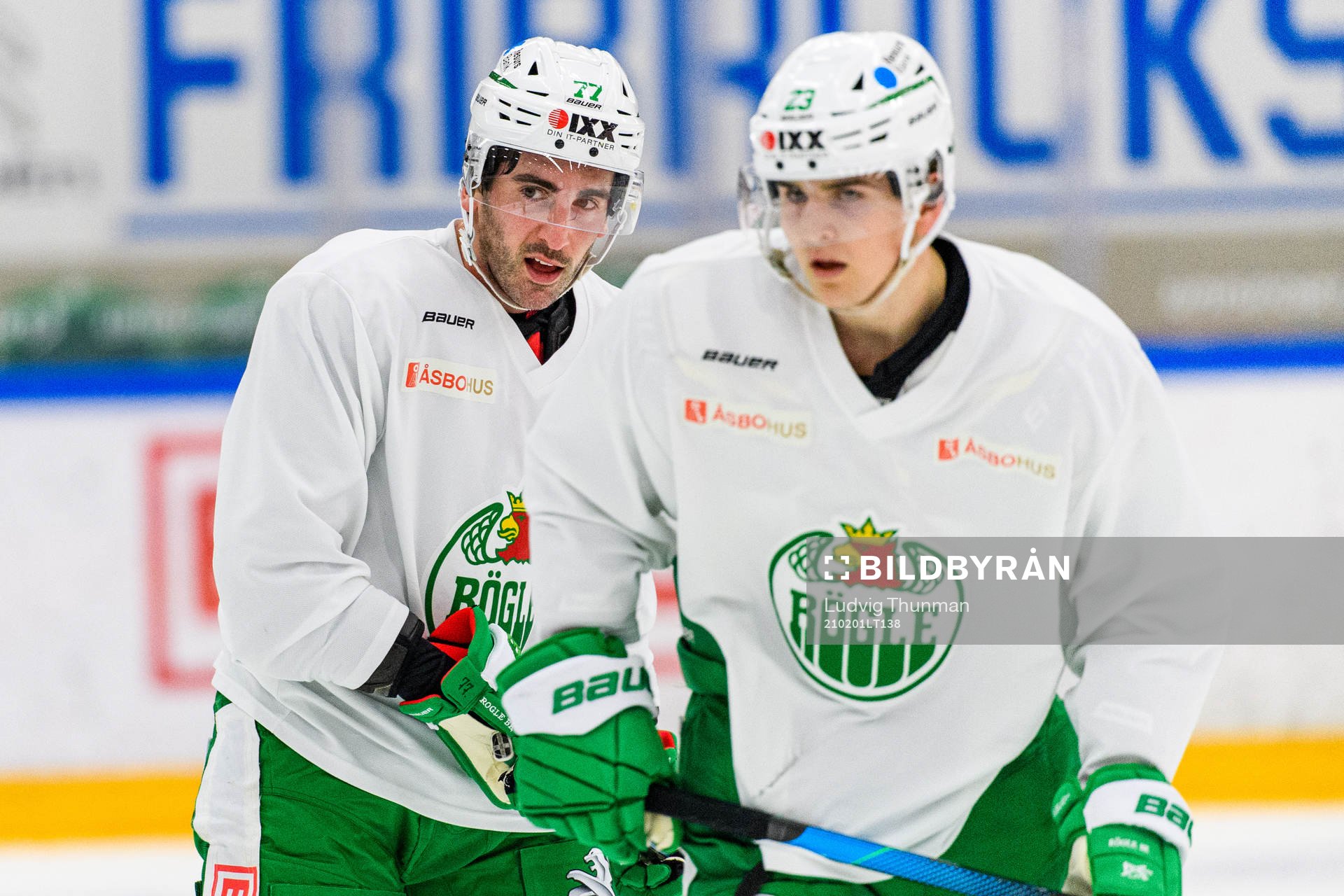 Rögles Joey LaLeggia och Melker Eriksson