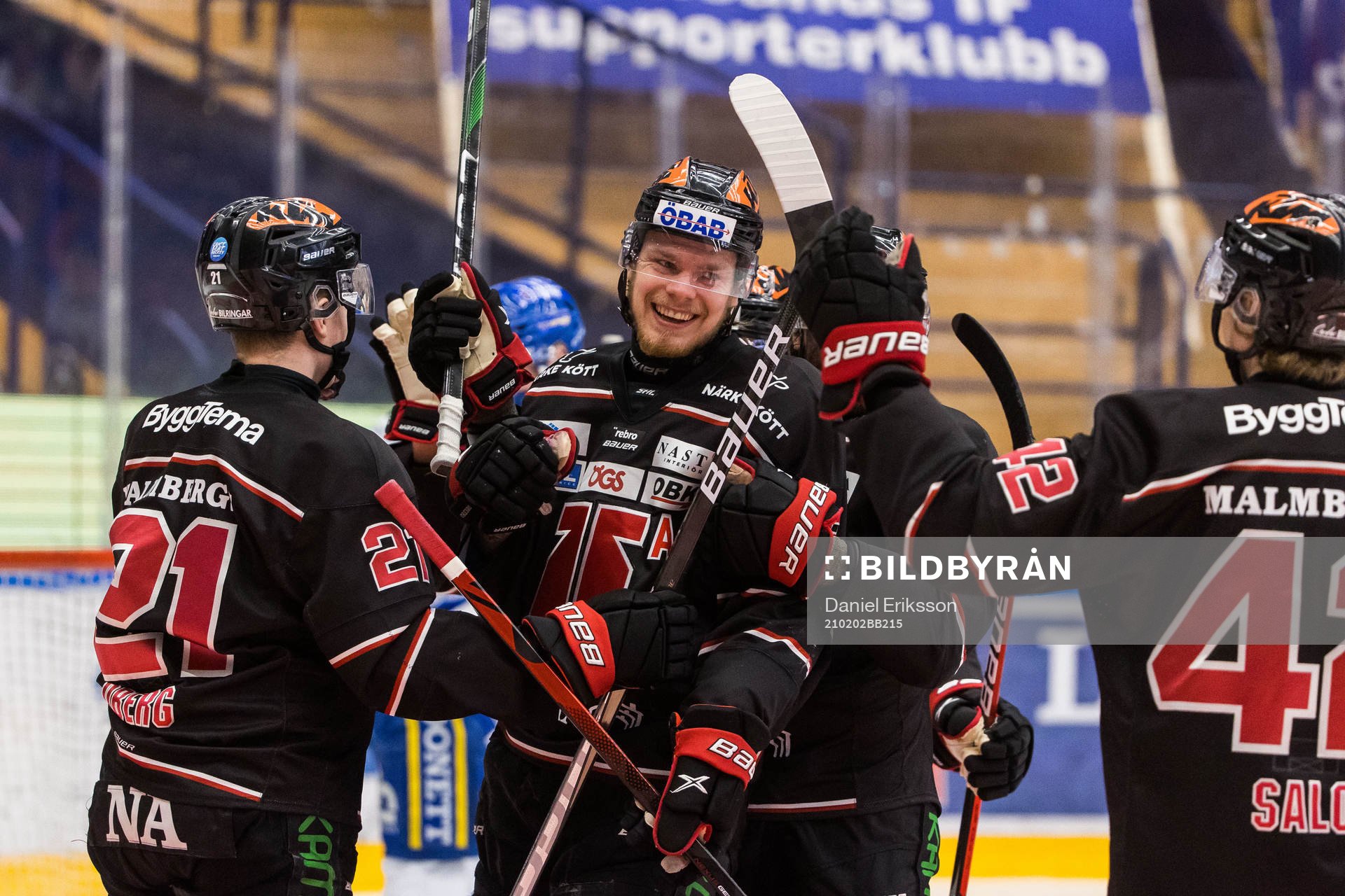 Örebros Christopher Mastomäki jublar