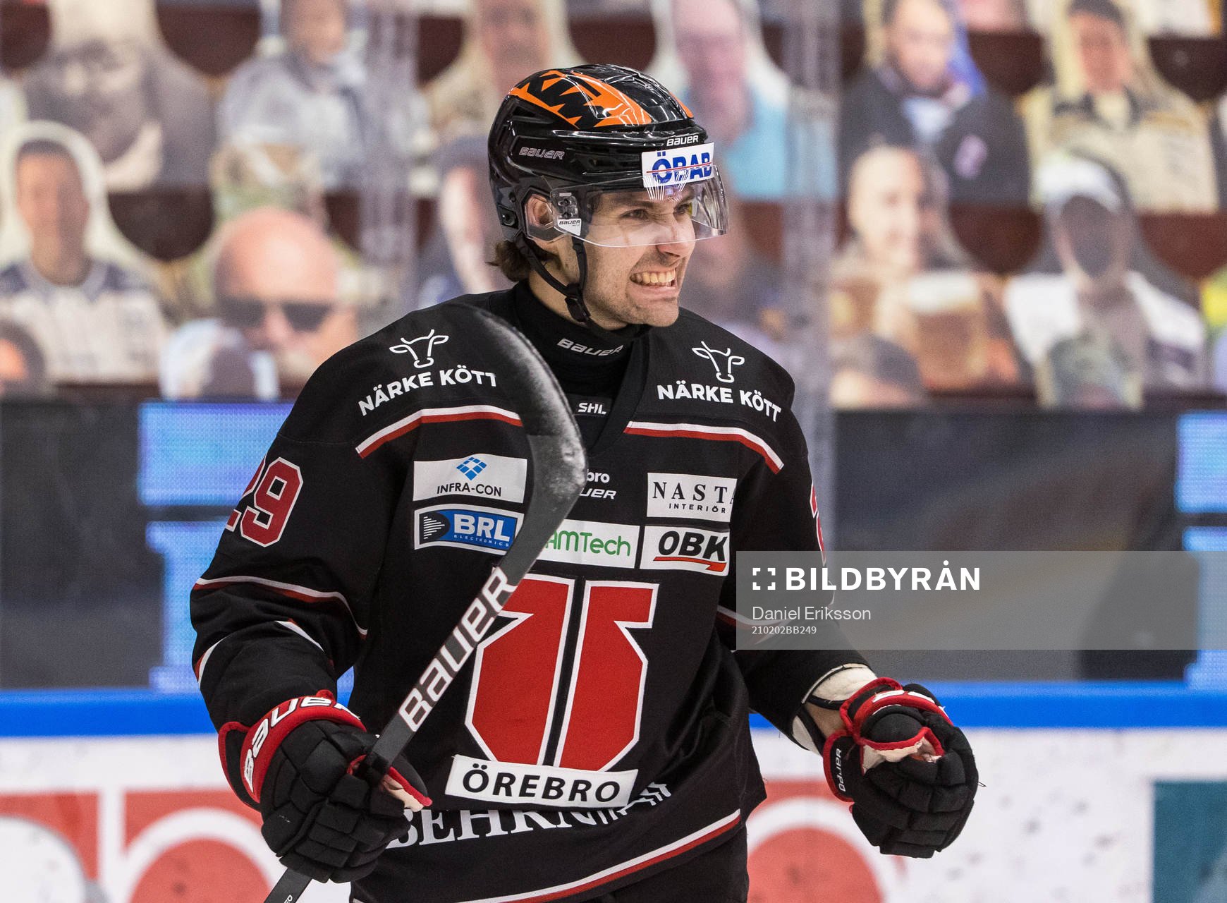 Örebros Ludvig Rensfeldt jublar