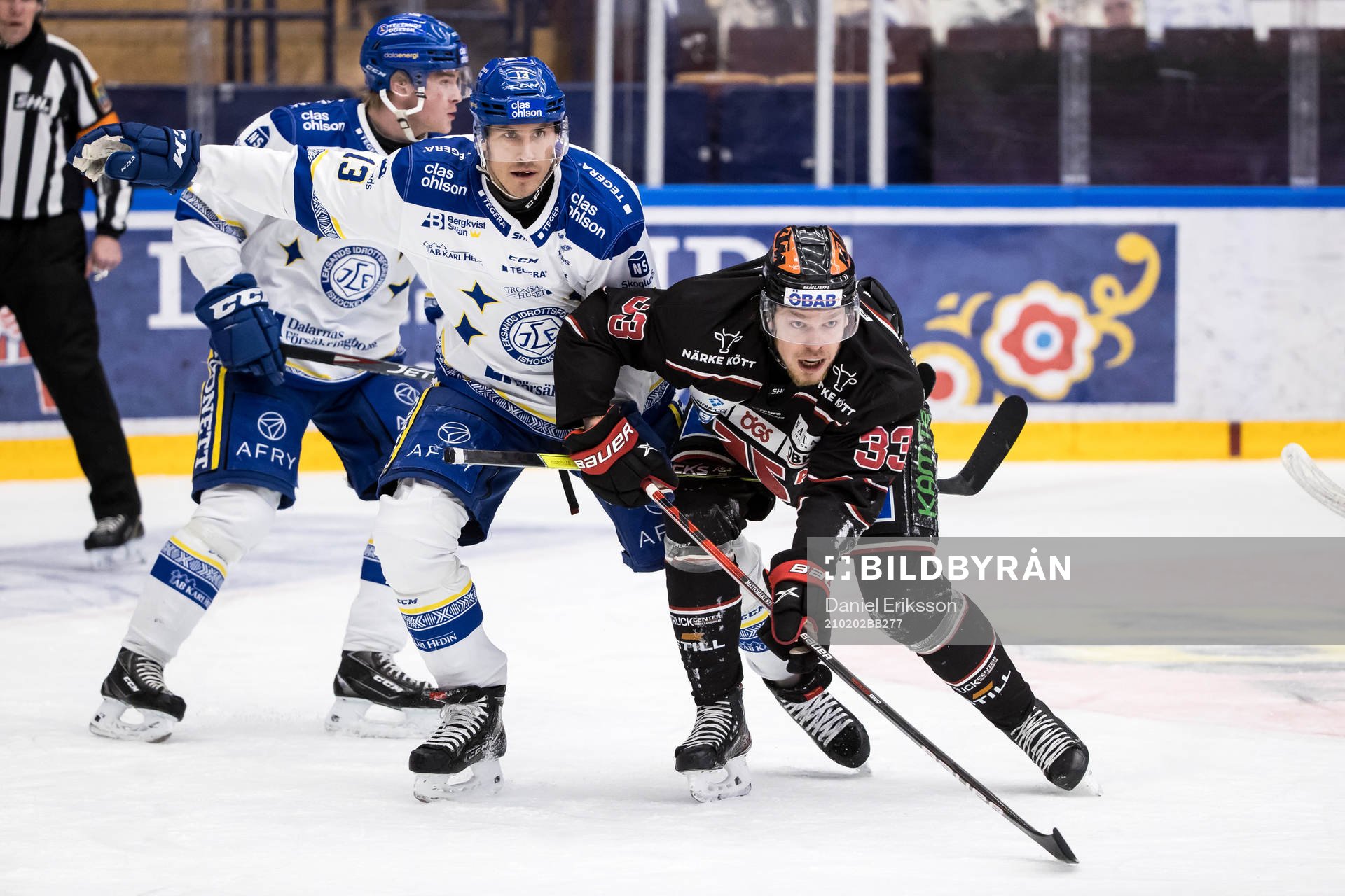 Leksands Jon Knuts och Örebros Christopher Mastomäki