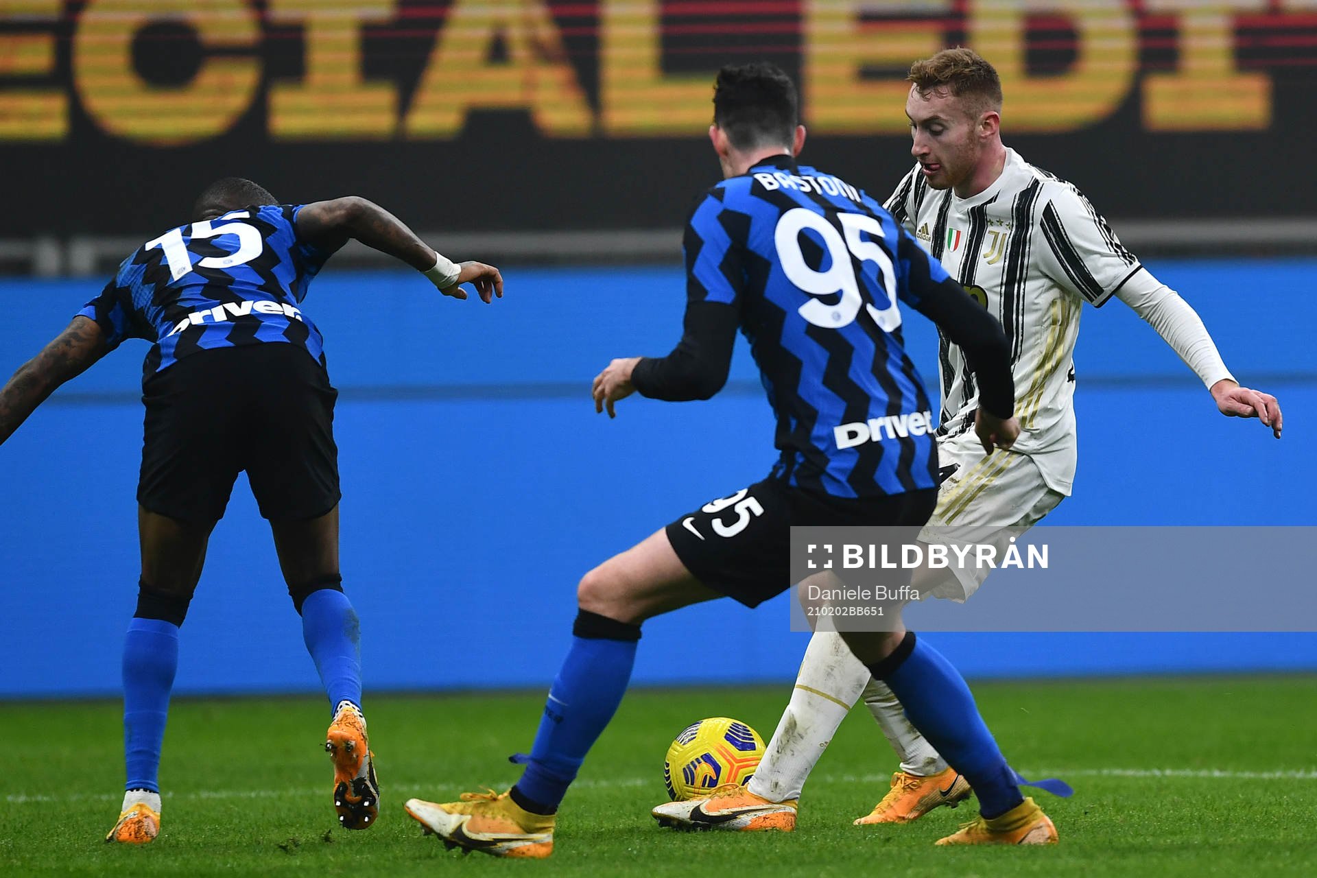 Dejan Kulusevski of Juventus during the Coppa Italia Semifinal football match on February 2, 2021 in Milano. 