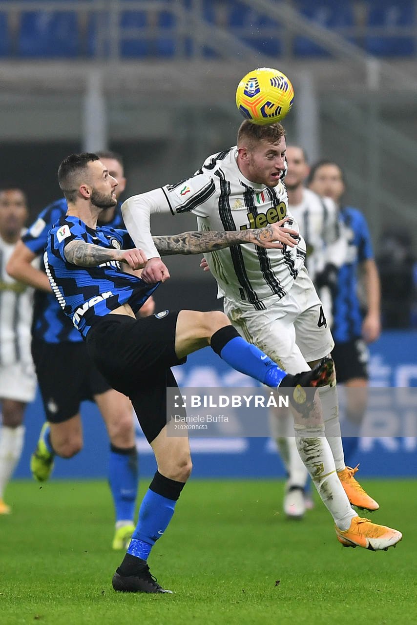 Dejan Kulusevski of Juventus during the Coppa Italia Semifinal football match on February 2, 2021 in Milano. 