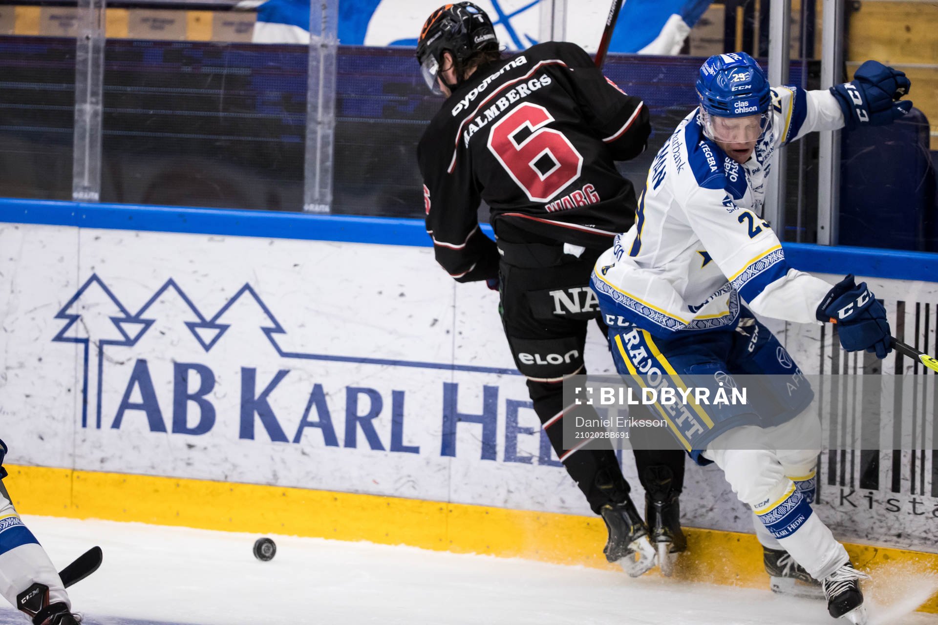 Leksands Emil Heineman och Örebros Stefan Warg