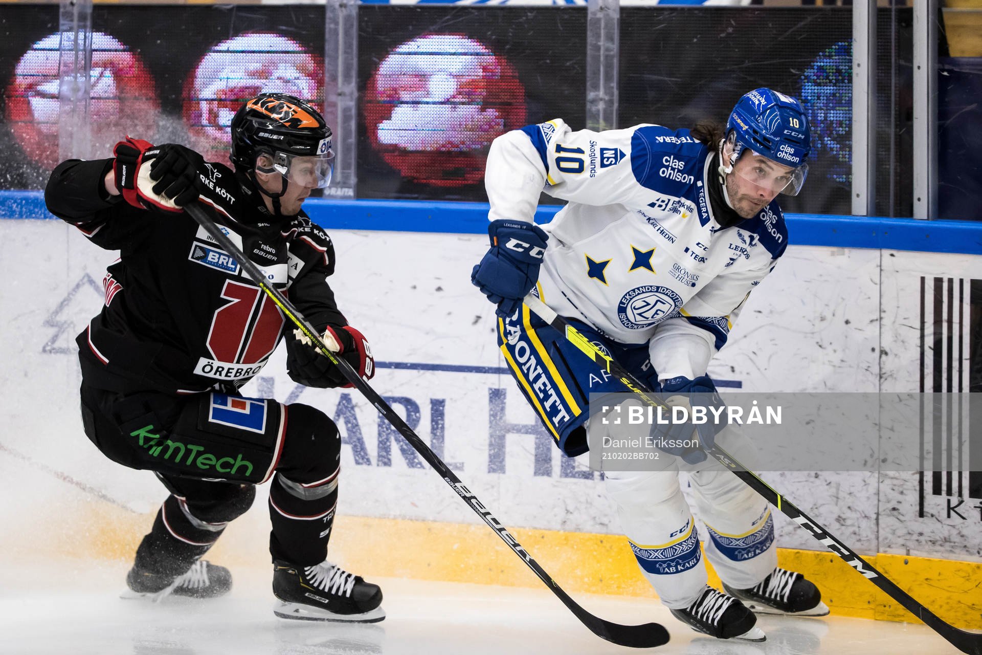 Örebros Rasmus Rissanen och Leksands Johan Fransson