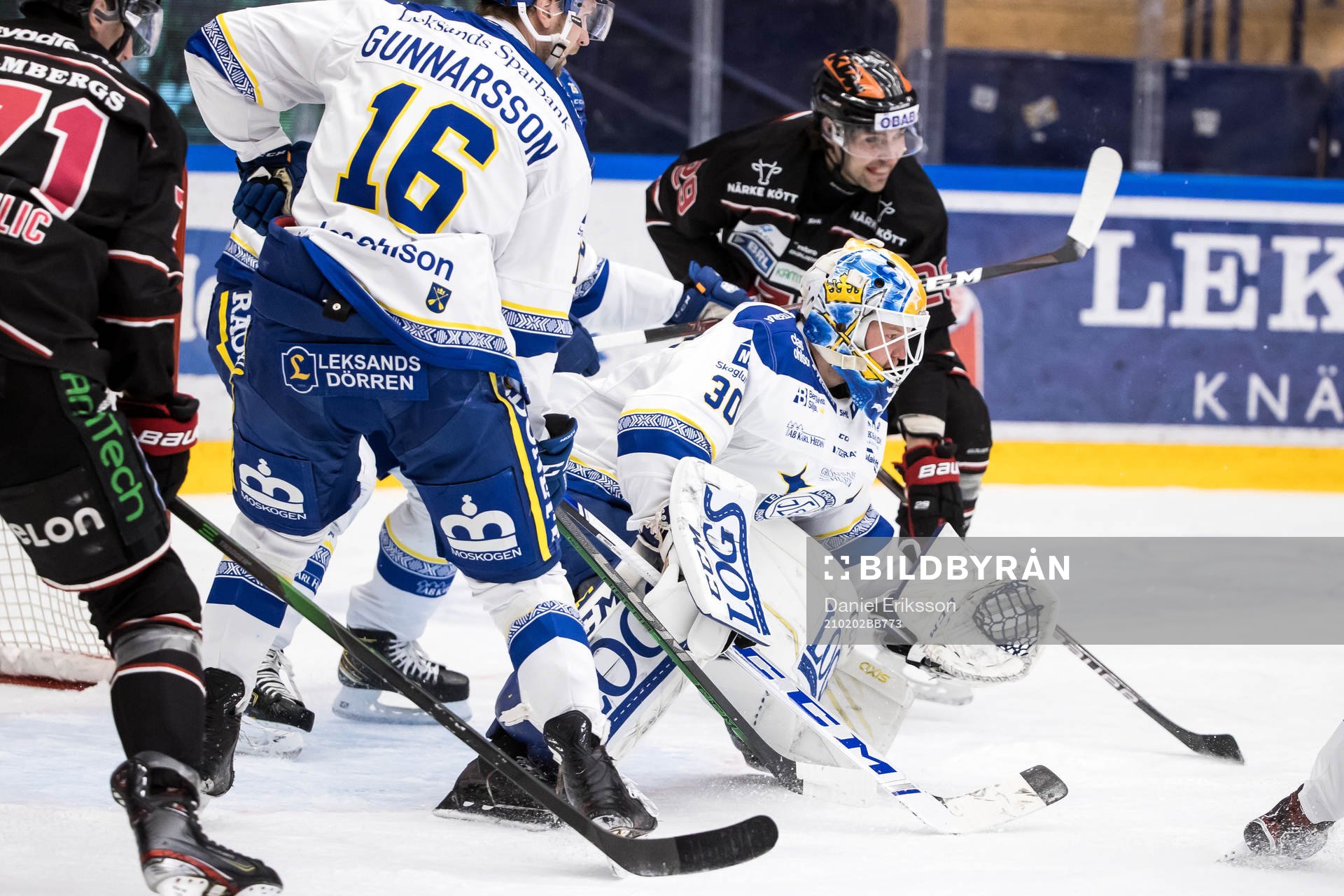 Leksands målvakt Janne Juvonen