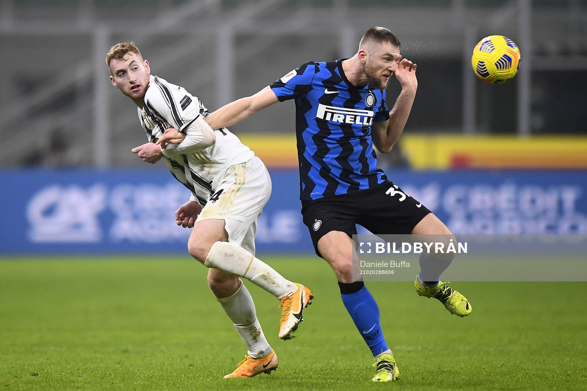 Dejan Kulusevski of Juventus during the Coppa Italia Semifinal football match on February 2, 2021 in Milano. 