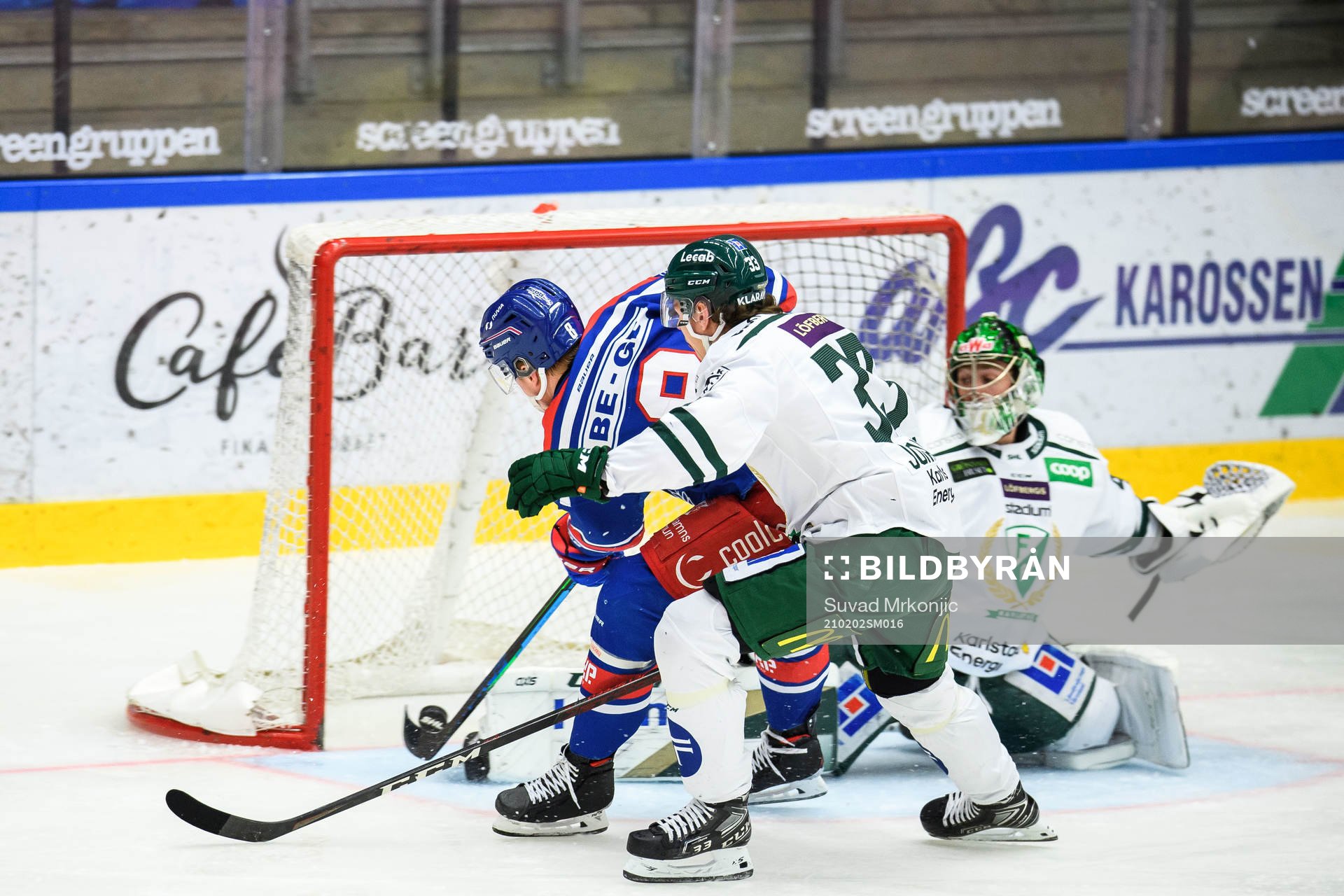 Oskarshamns Fredrik Olofsson gör 1-0