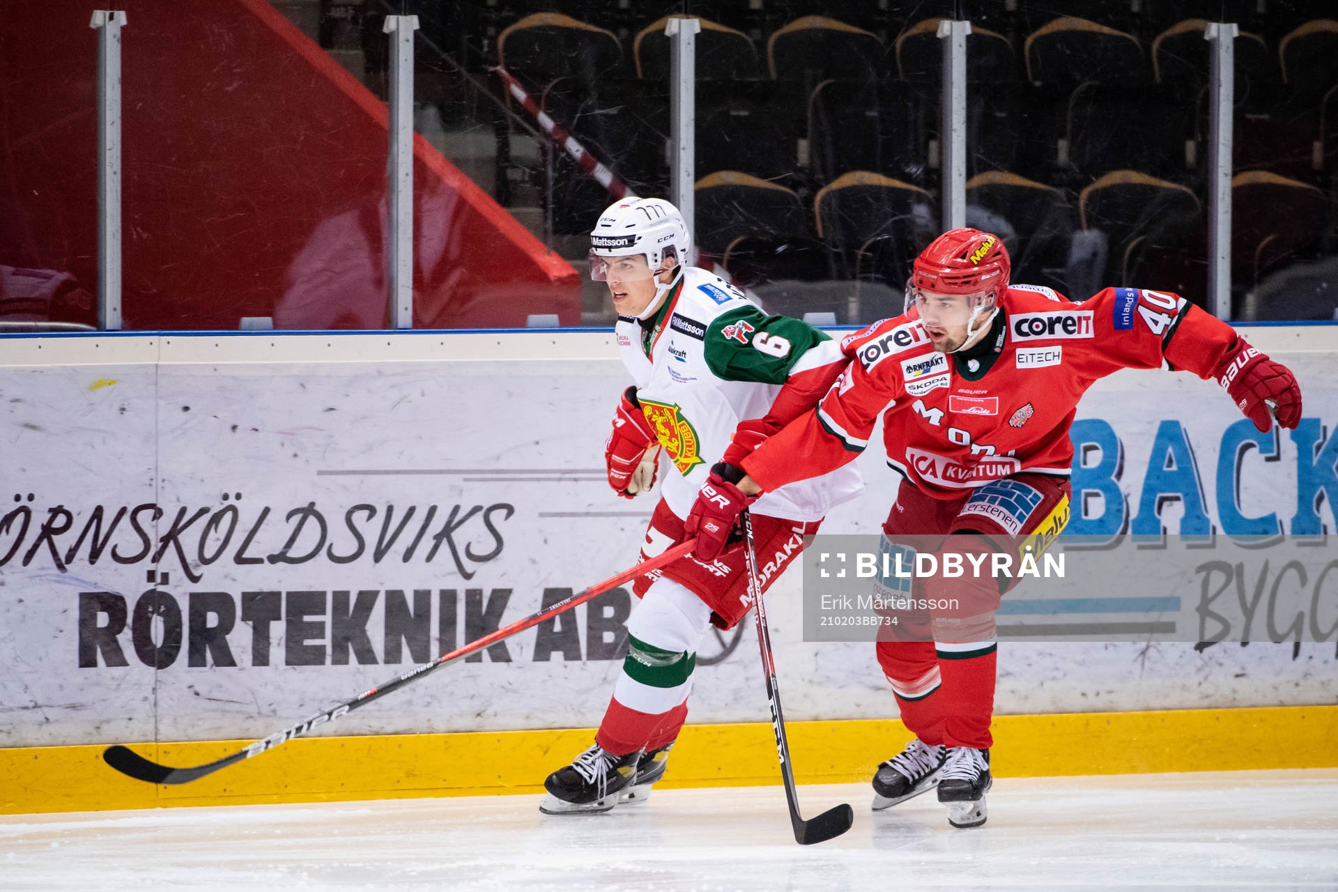 Moras Albert Lyckåsen och Modos Kalle Jellvert