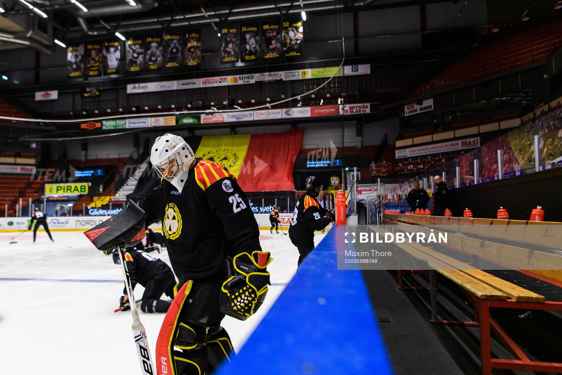 Brynäs målvakt Adam Matsson